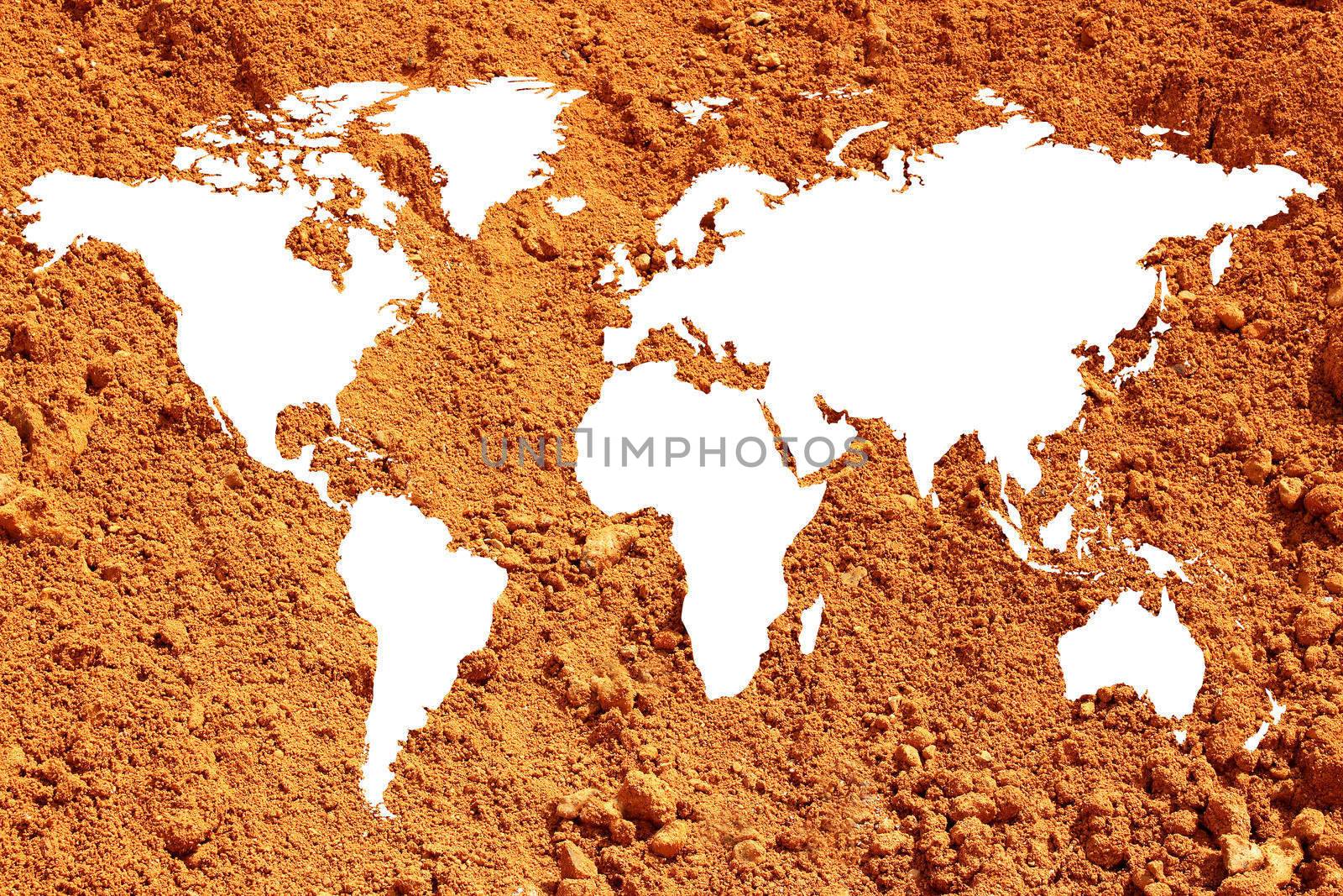 World map white background by 26amandine