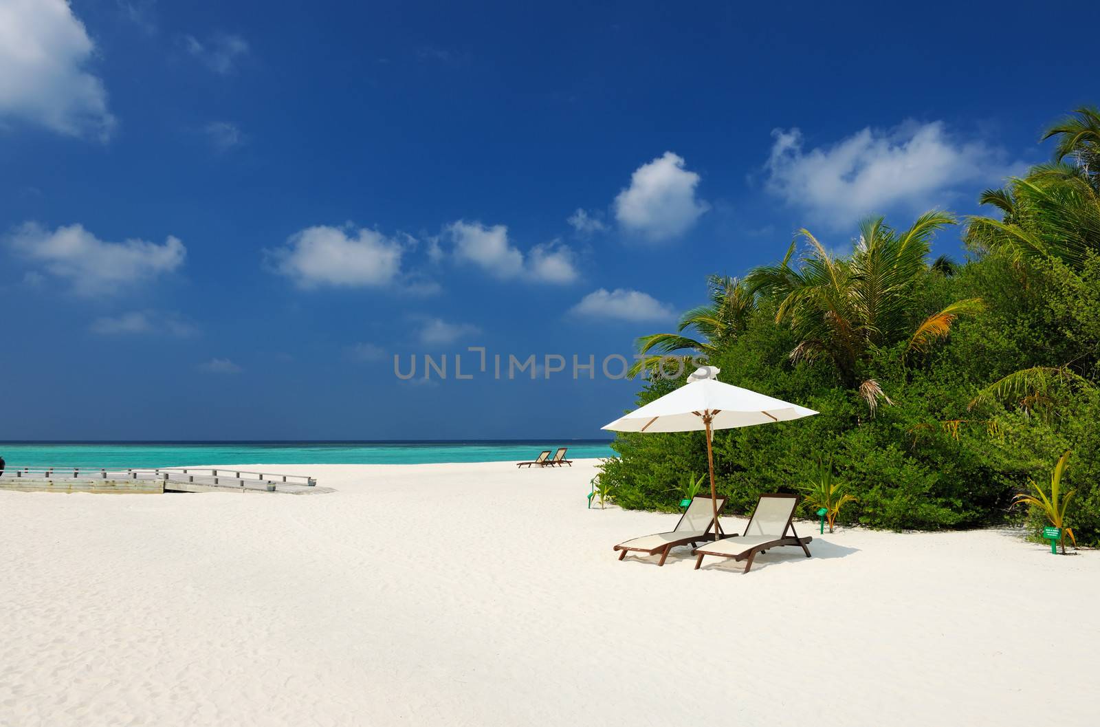 Beautiful beach at Maldives, South Male Atoll