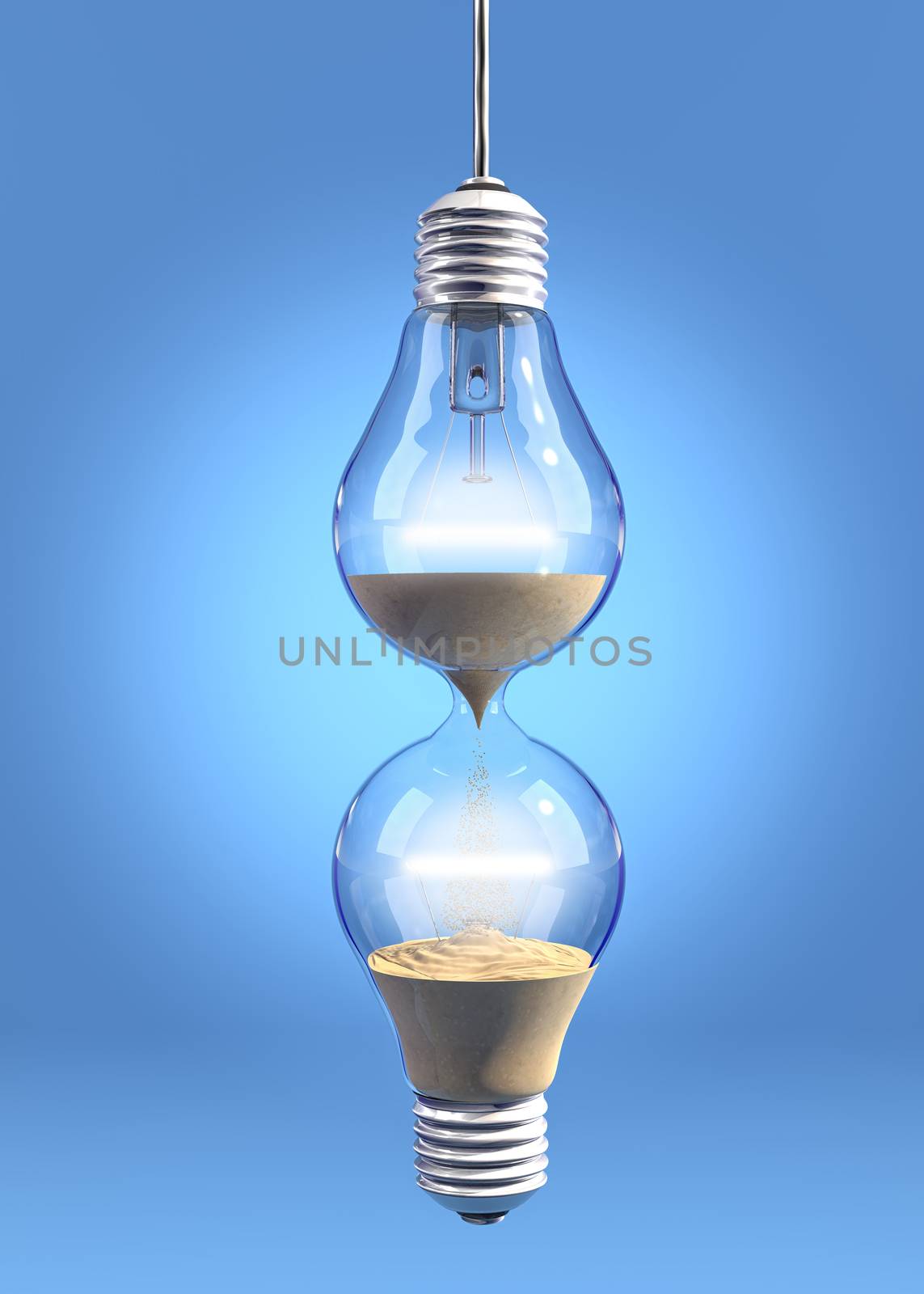 Hourglass lightbulb by dynamicfoto