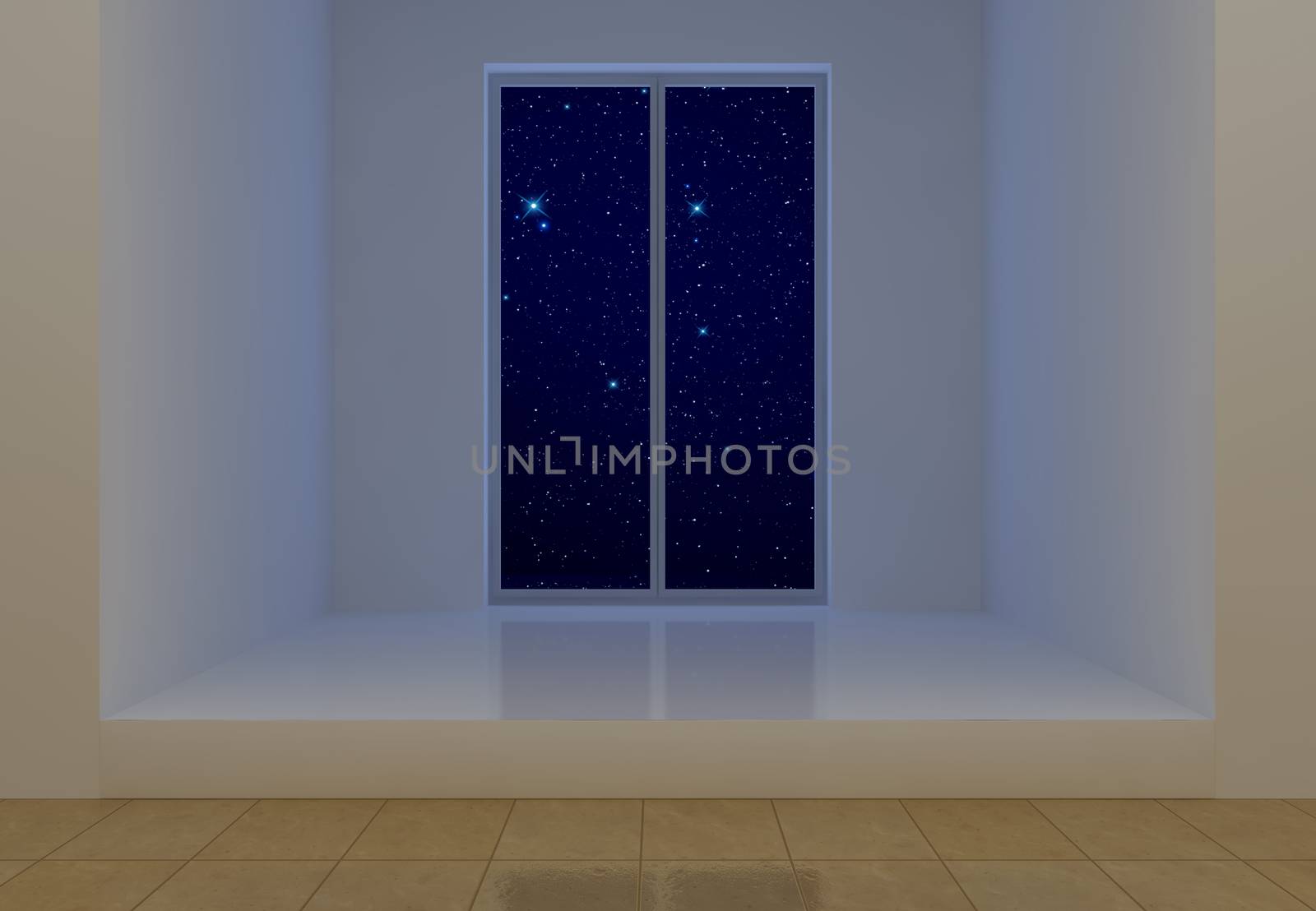 Room at night by dynamicfoto