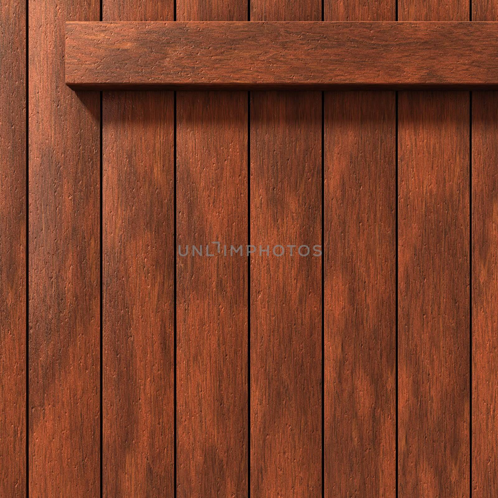 Natural brown wood wall background