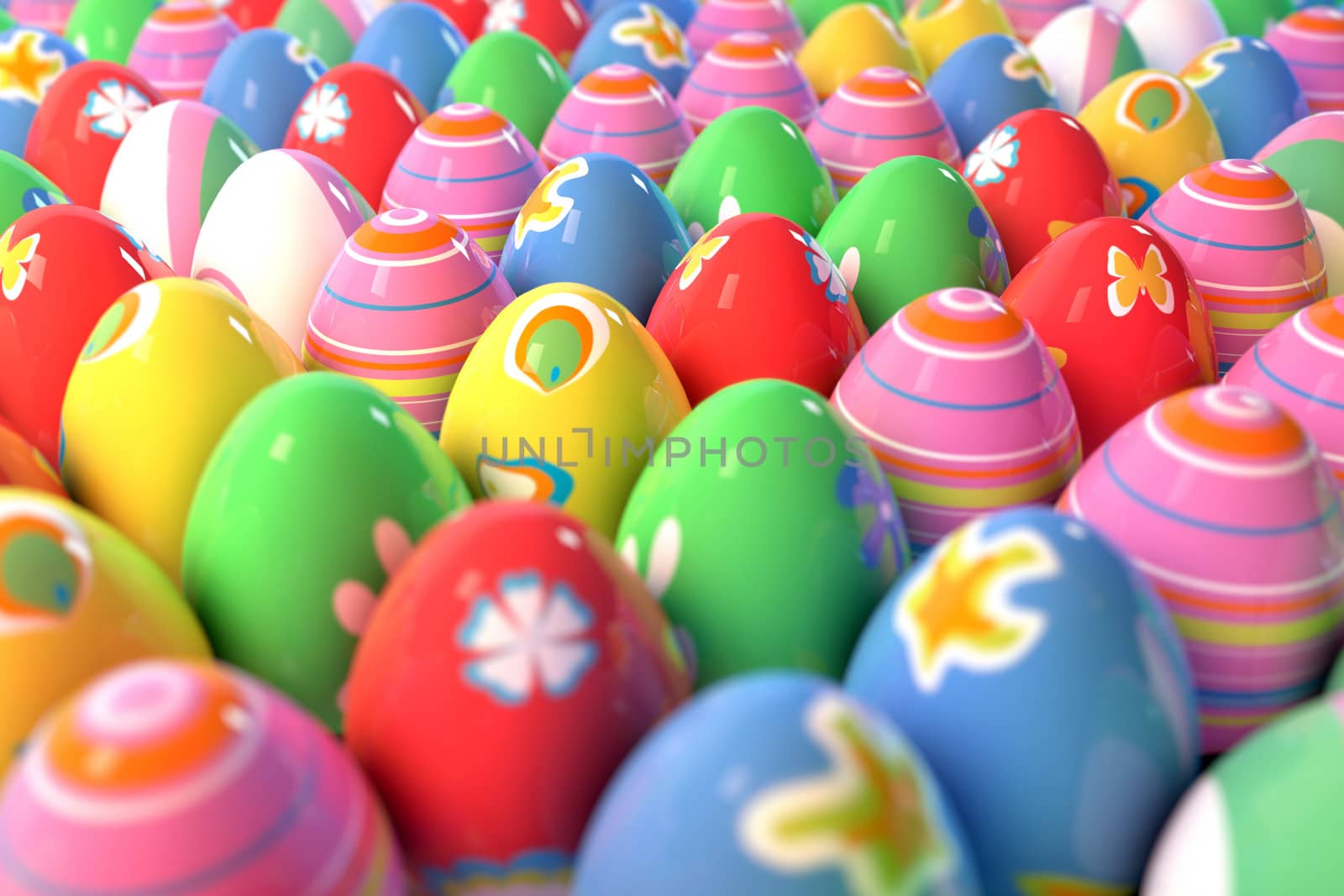 Dozens of easter eggs by dynamicfoto