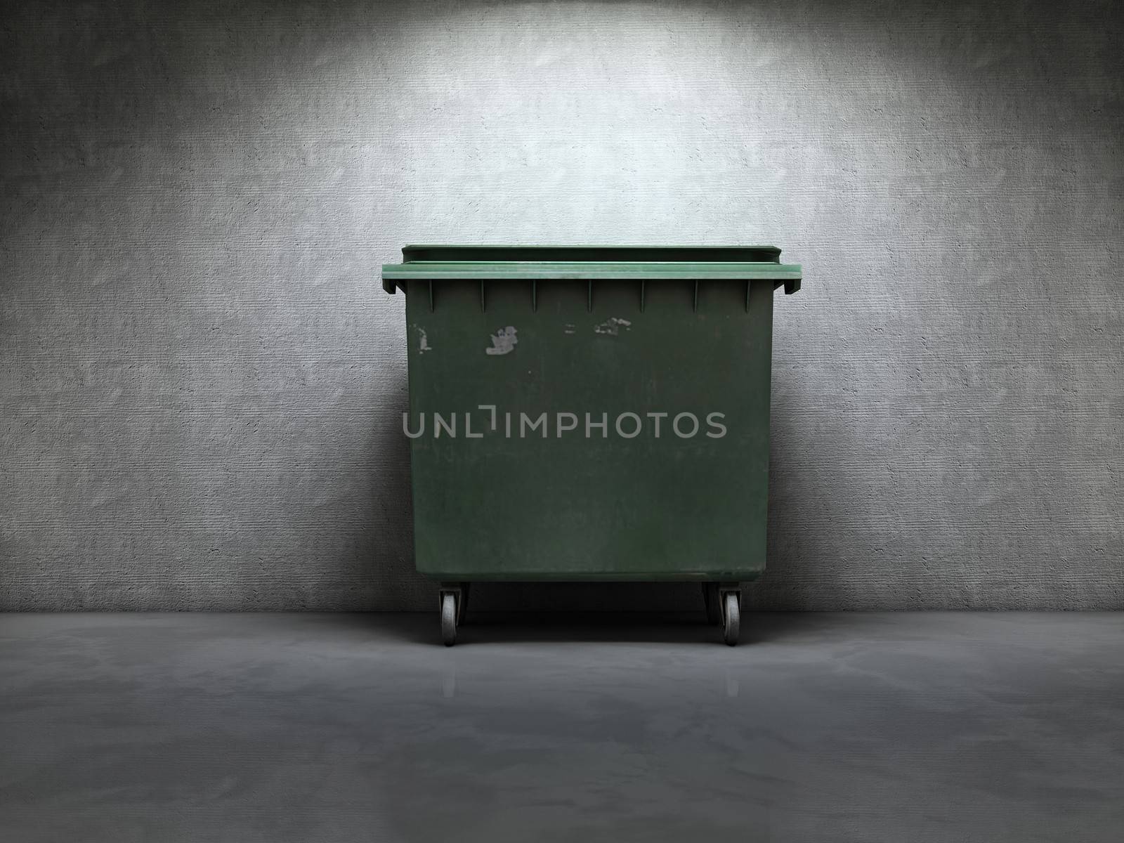 Trash container by dynamicfoto