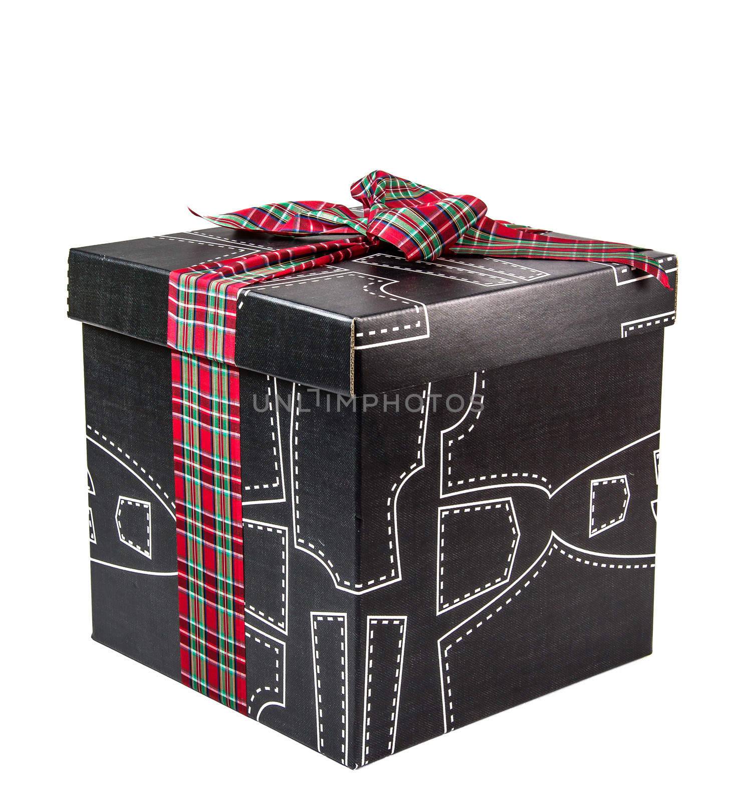 Gift box isolated on white background