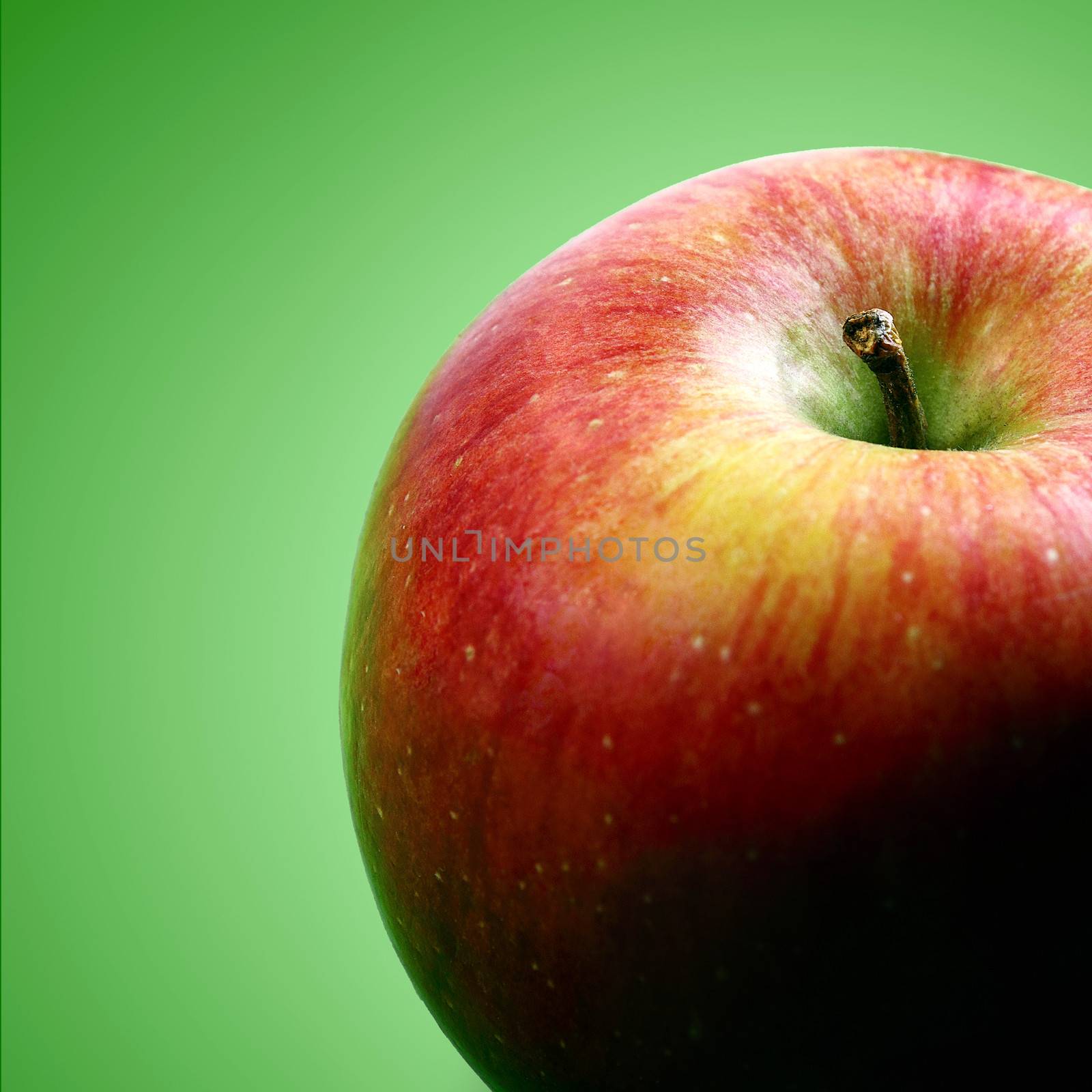 Red apple background by dynamicfoto