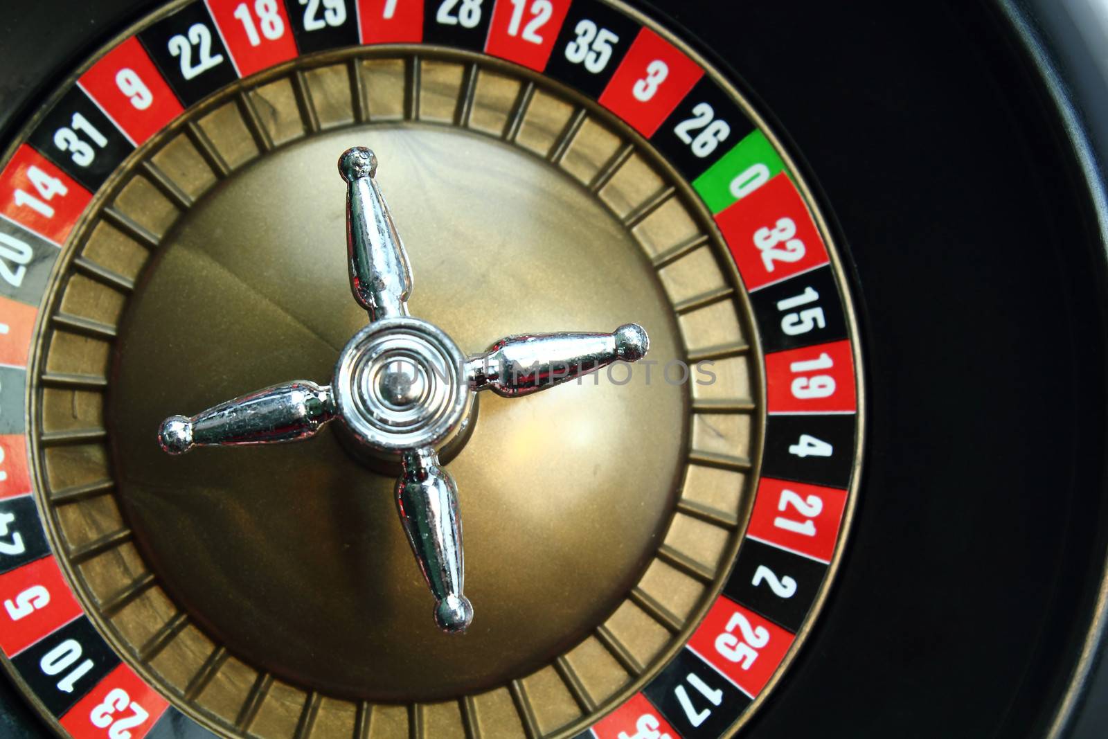 Background of a casino roulette wheel