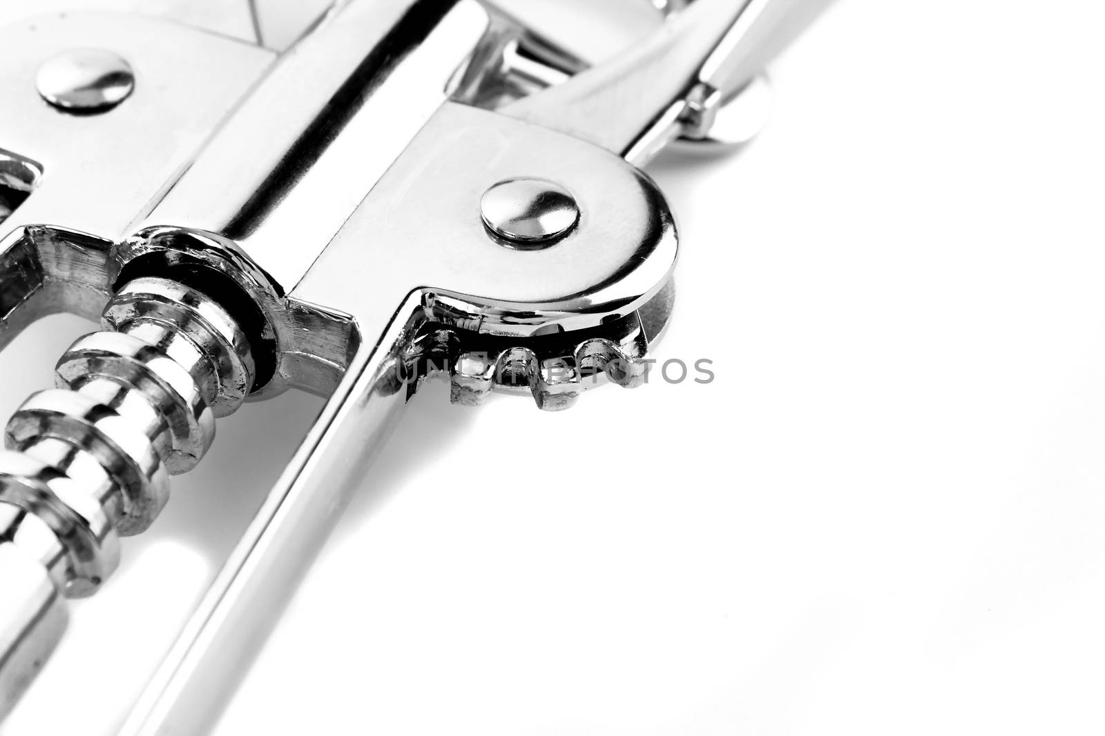 Corkscrew with cork attached by dynamicfoto