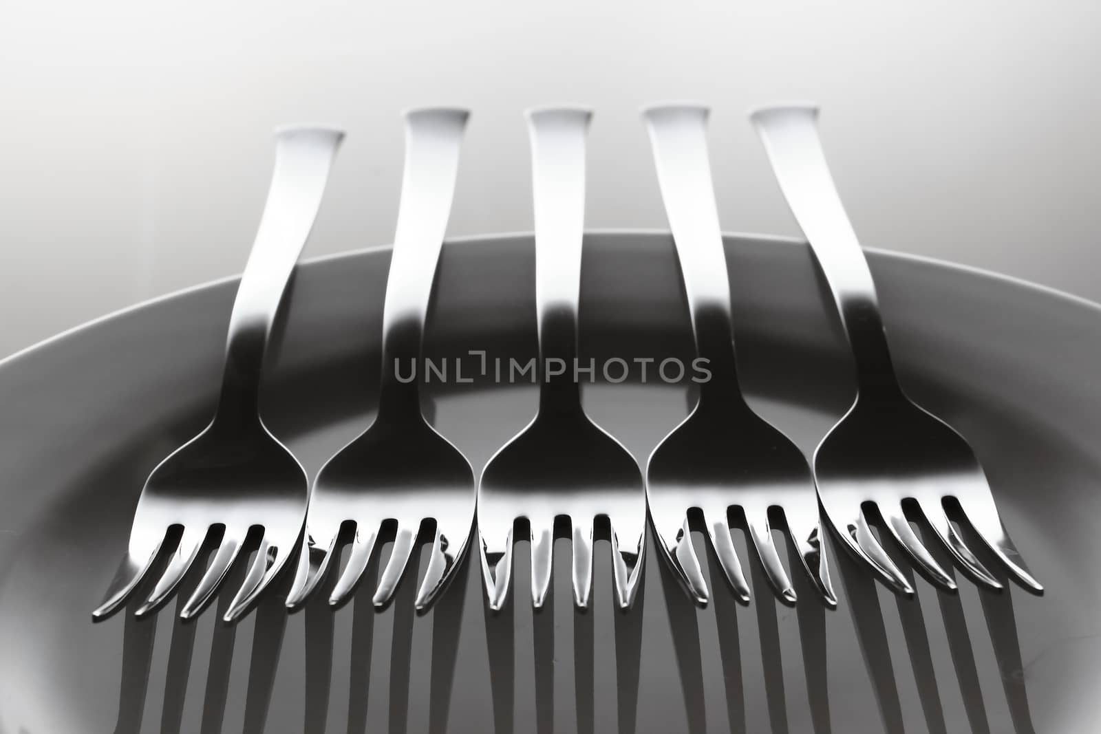 Forks background by dynamicfoto