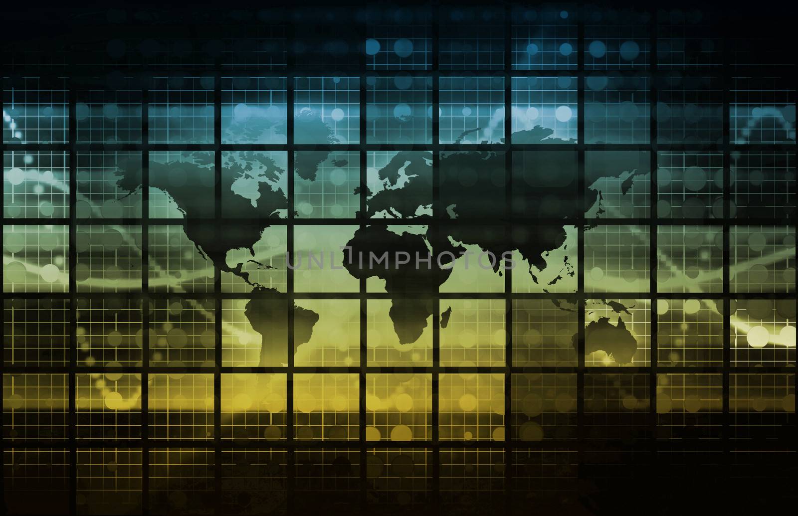 Futuristic Technology as a Concept Background Art