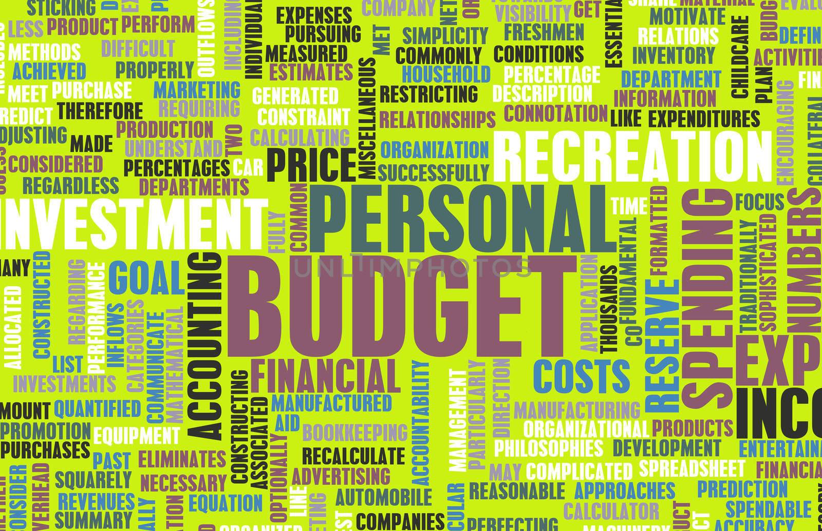 Personal Budget and Spending Finances as Concept