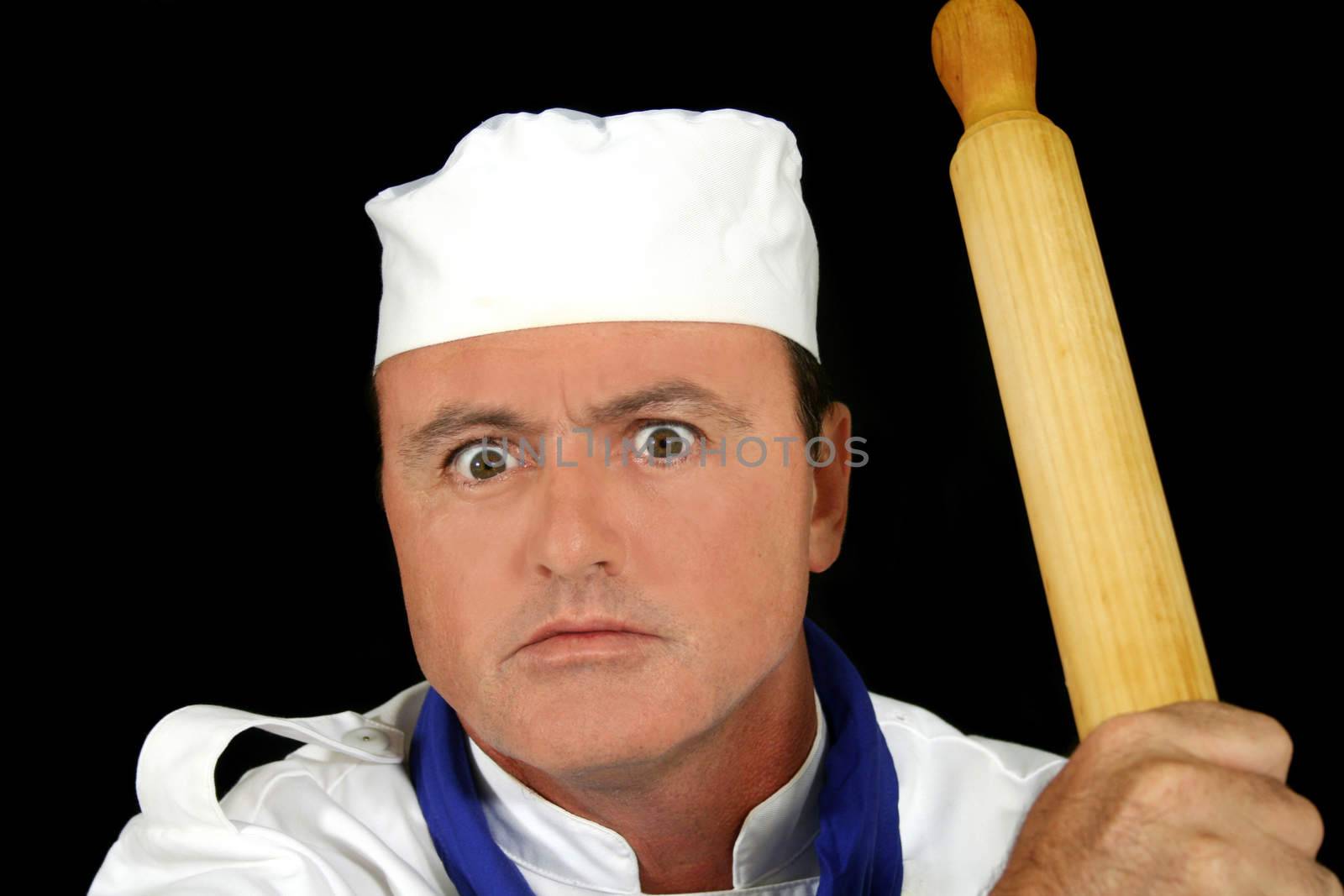 Very angry chef makes his presence felt.