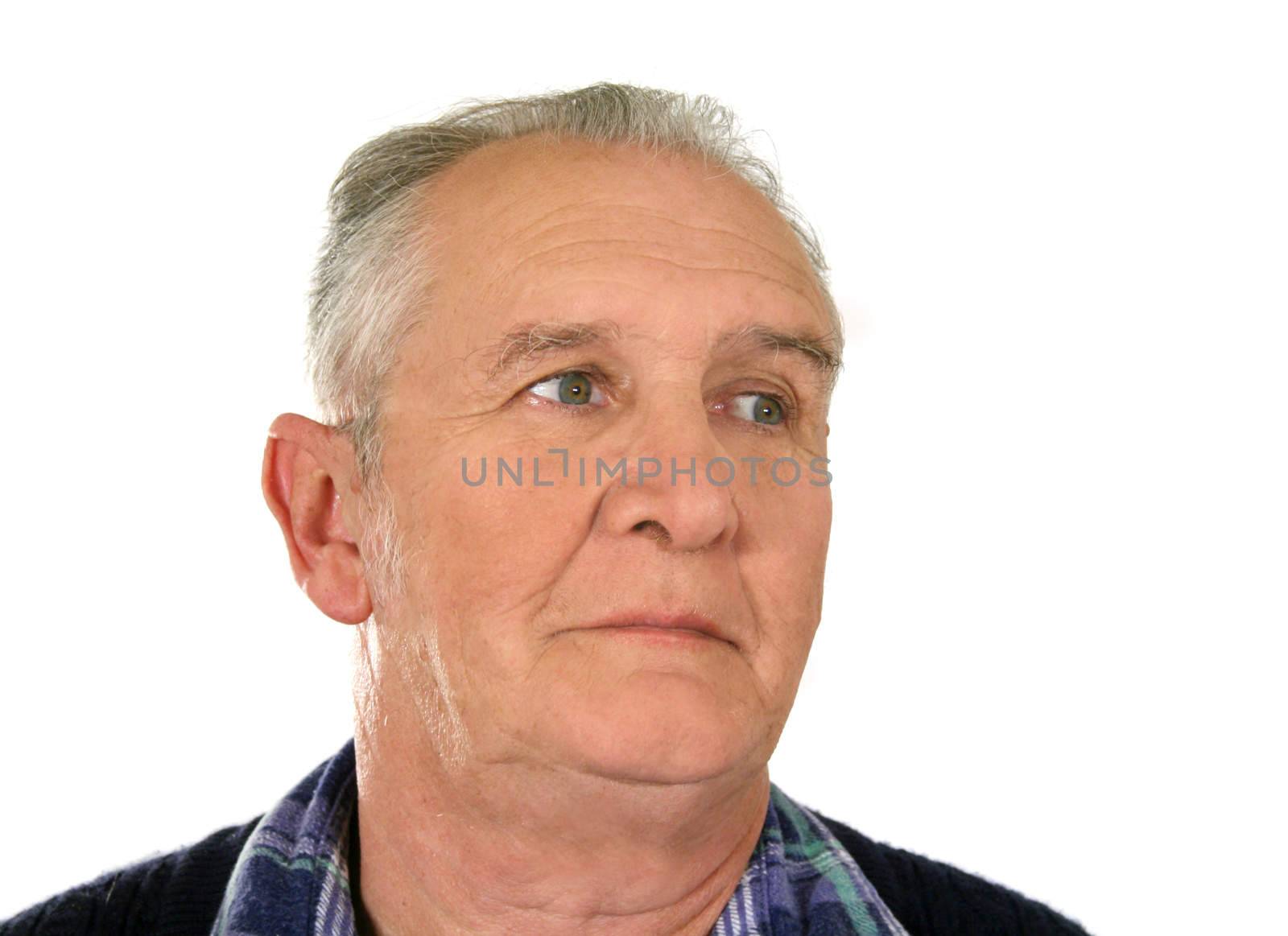 Mature Man Surprised by jabiru