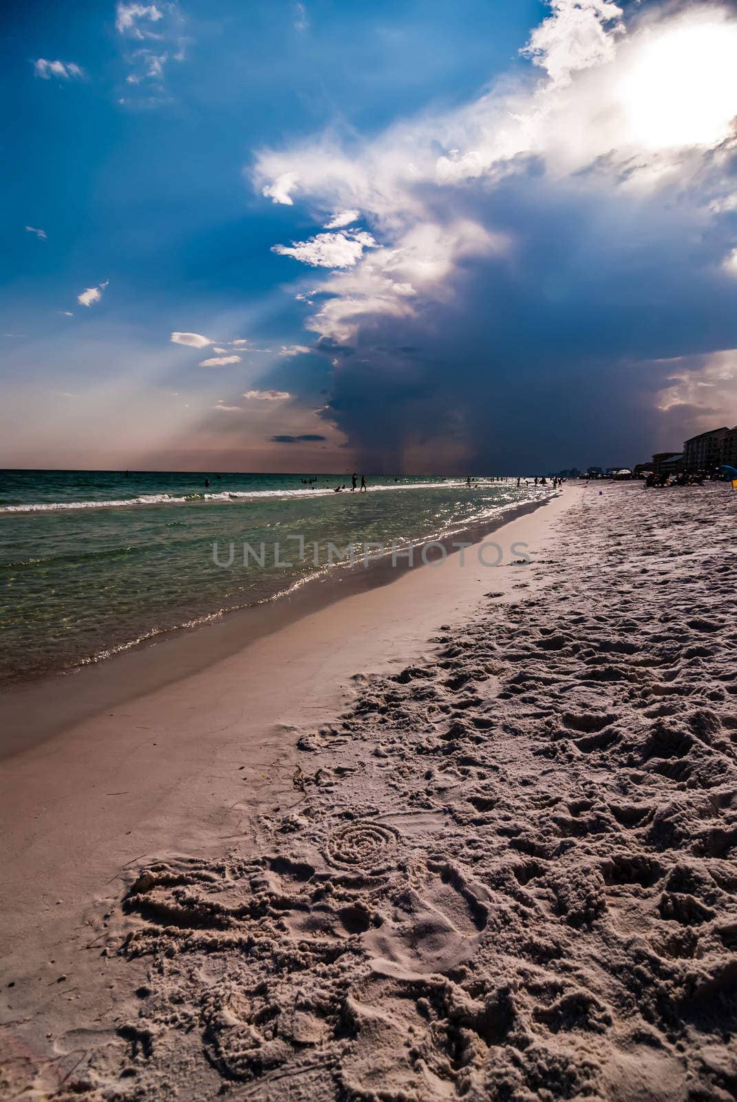 crystal clear water and beach scenes at destin and panama city florida