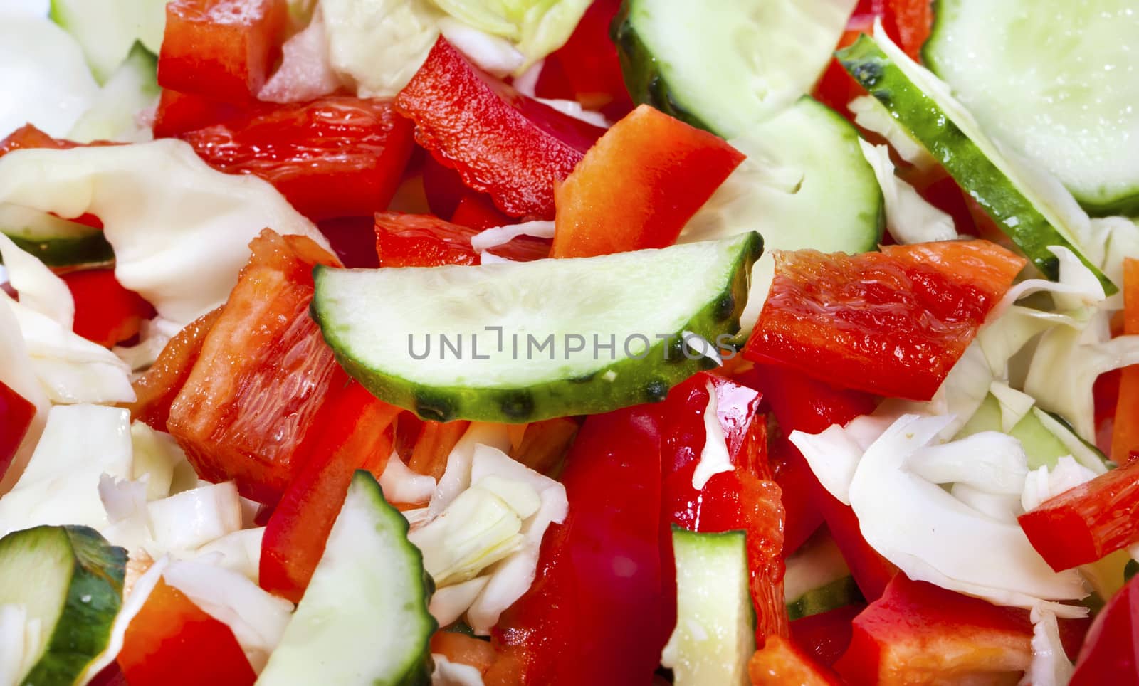 Summer vegetable salad mix  by RawGroup