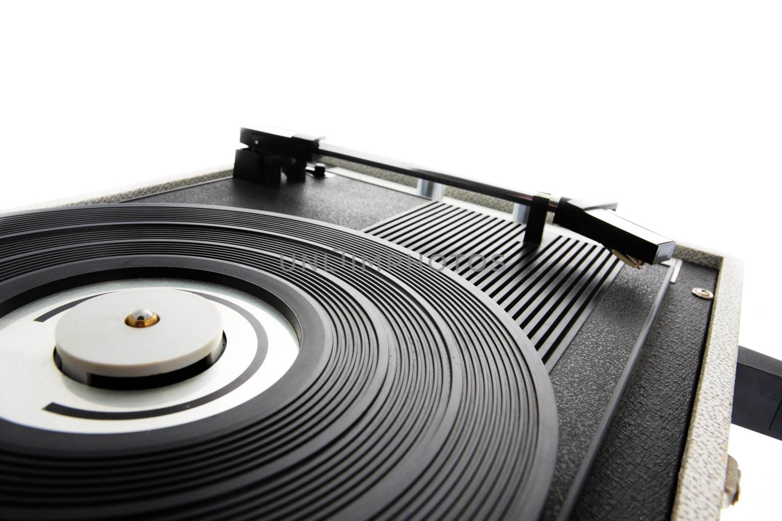 Old record player by stokkete