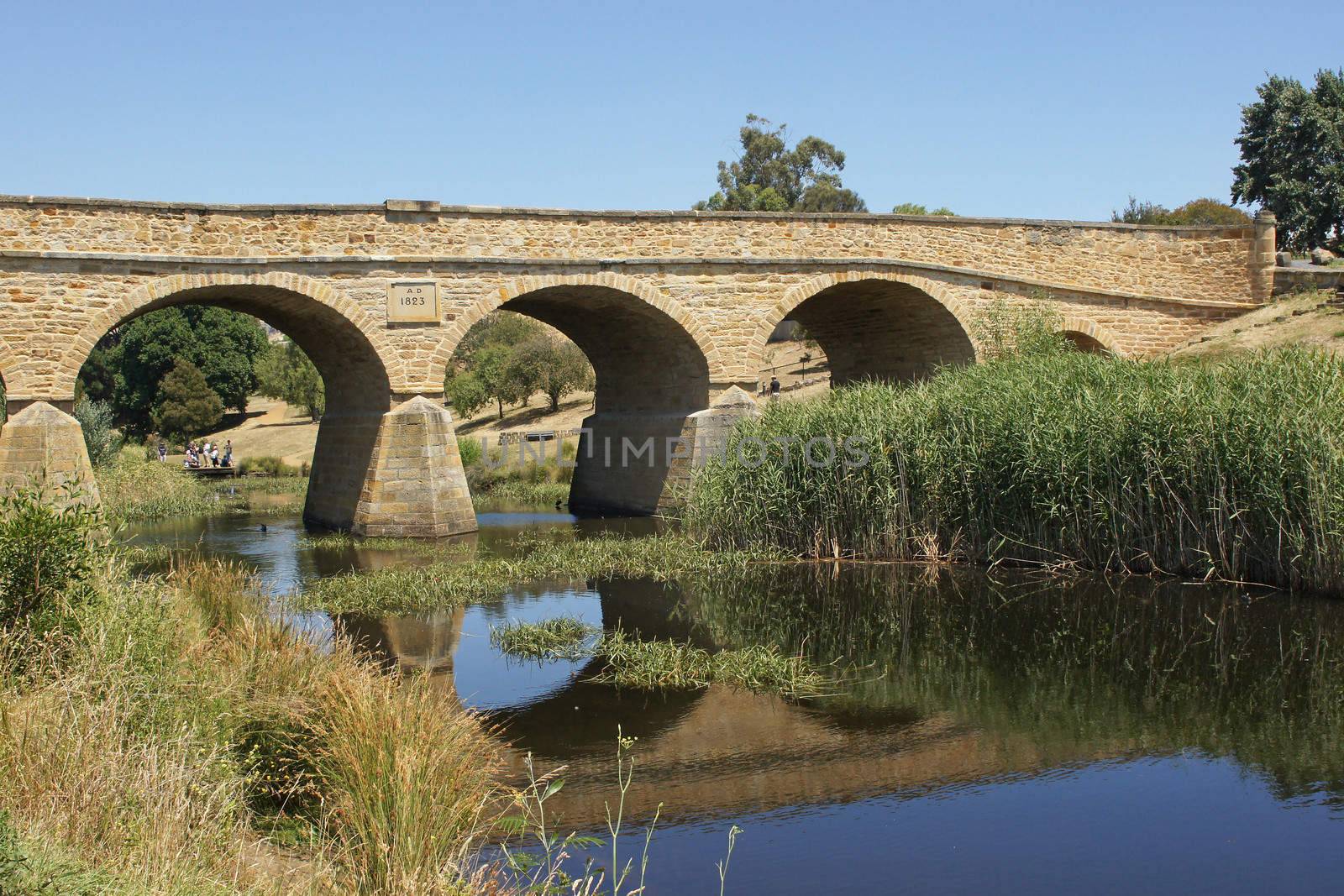 Old stone bridge, Richmond Bridge, Tasmania, Australia