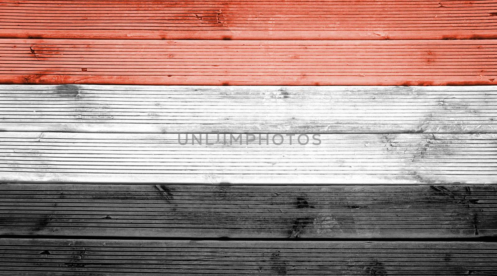 Wood texture background with colors of the flag of Egypt by doble.d