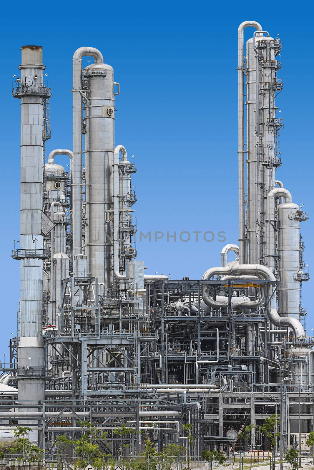 Industrial plant with blue sky , Easternof Thailand