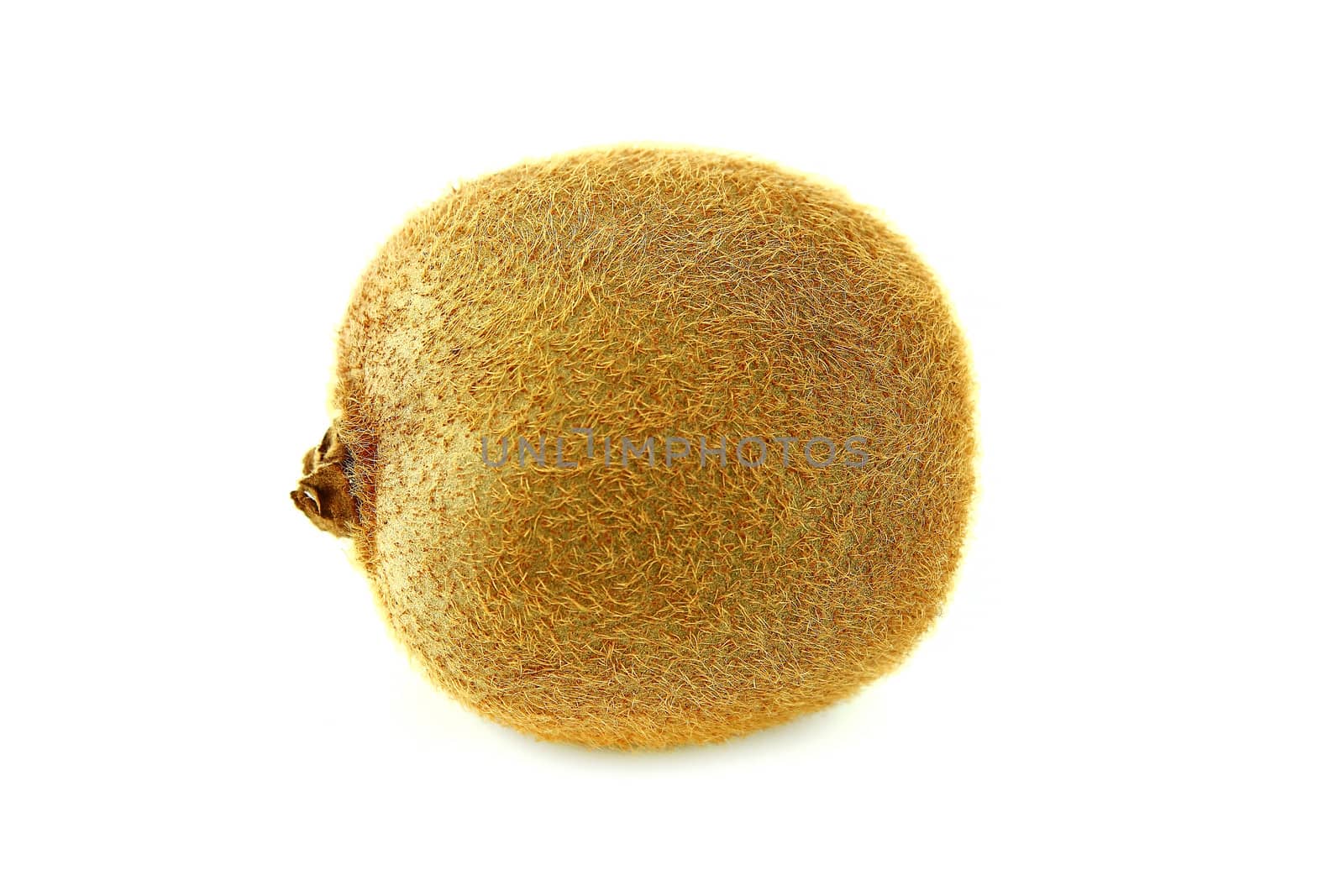 Juicy kiwi fruit and leaves isolated on white
