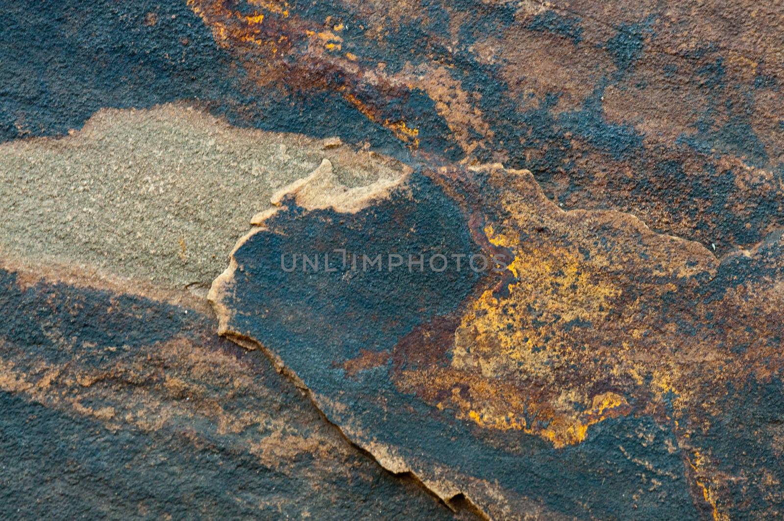 Background texture of flagstone used in landscaping.