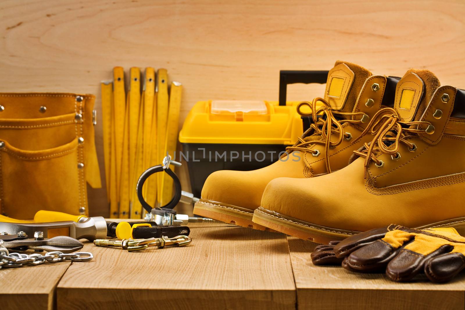 tools on boards