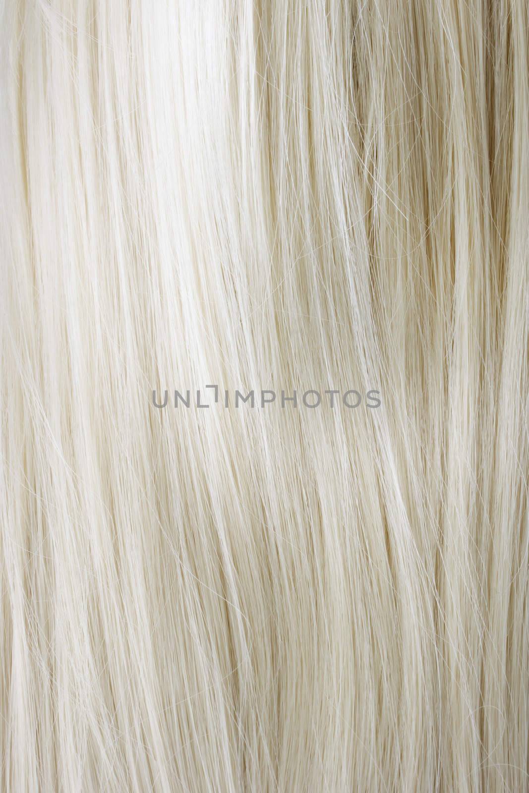 Healthy blonde hair - close up image