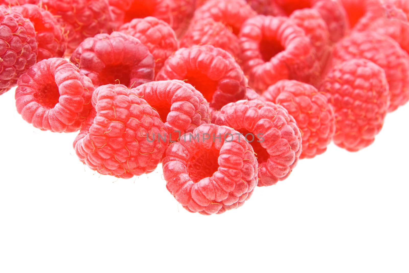 ripe strawberry isolated