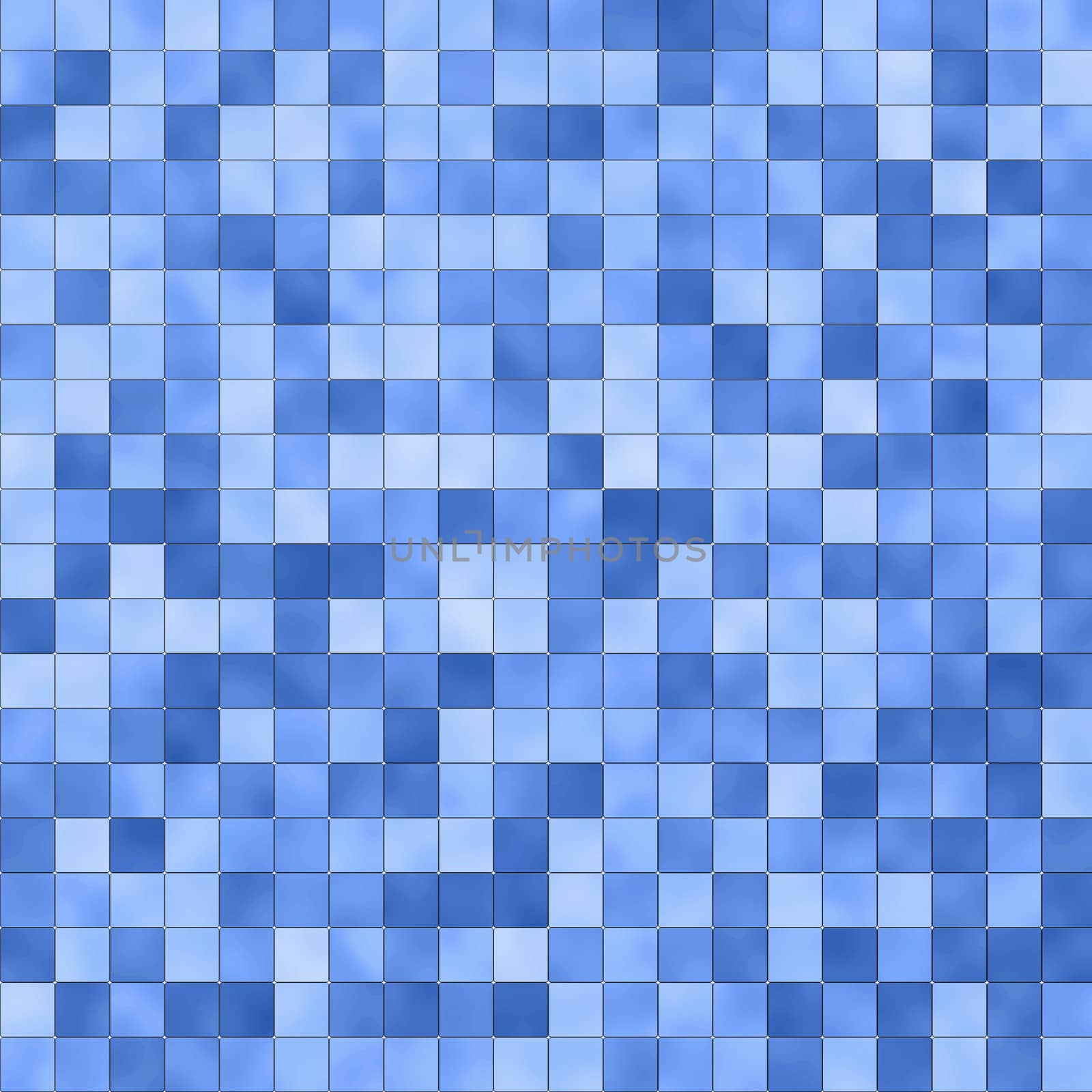 Blue square tile pattern by sfinks