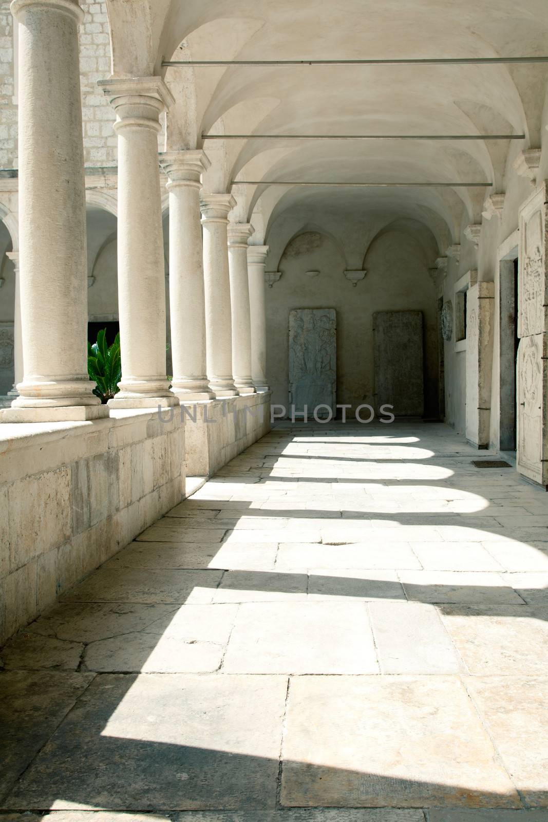 Courtyard of a Temple Croatia by motorolka