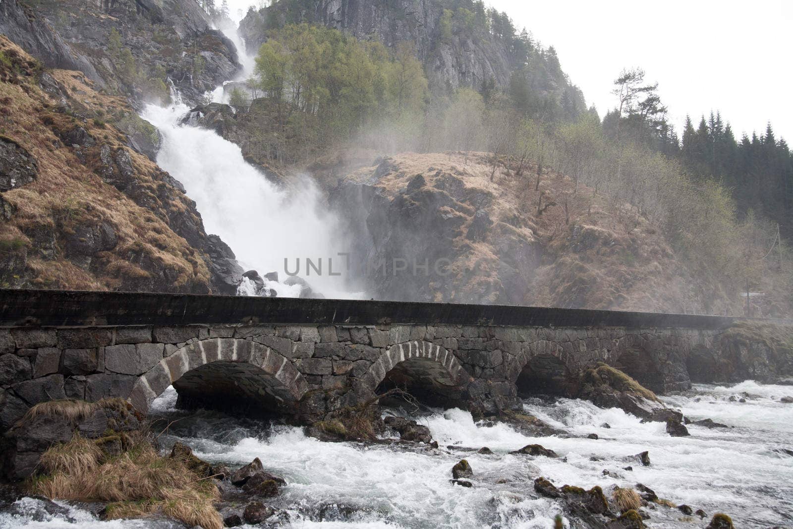 The pictures are from the western part of Norway, where the narrow fjords and mountain scenery make wild overwhelming.