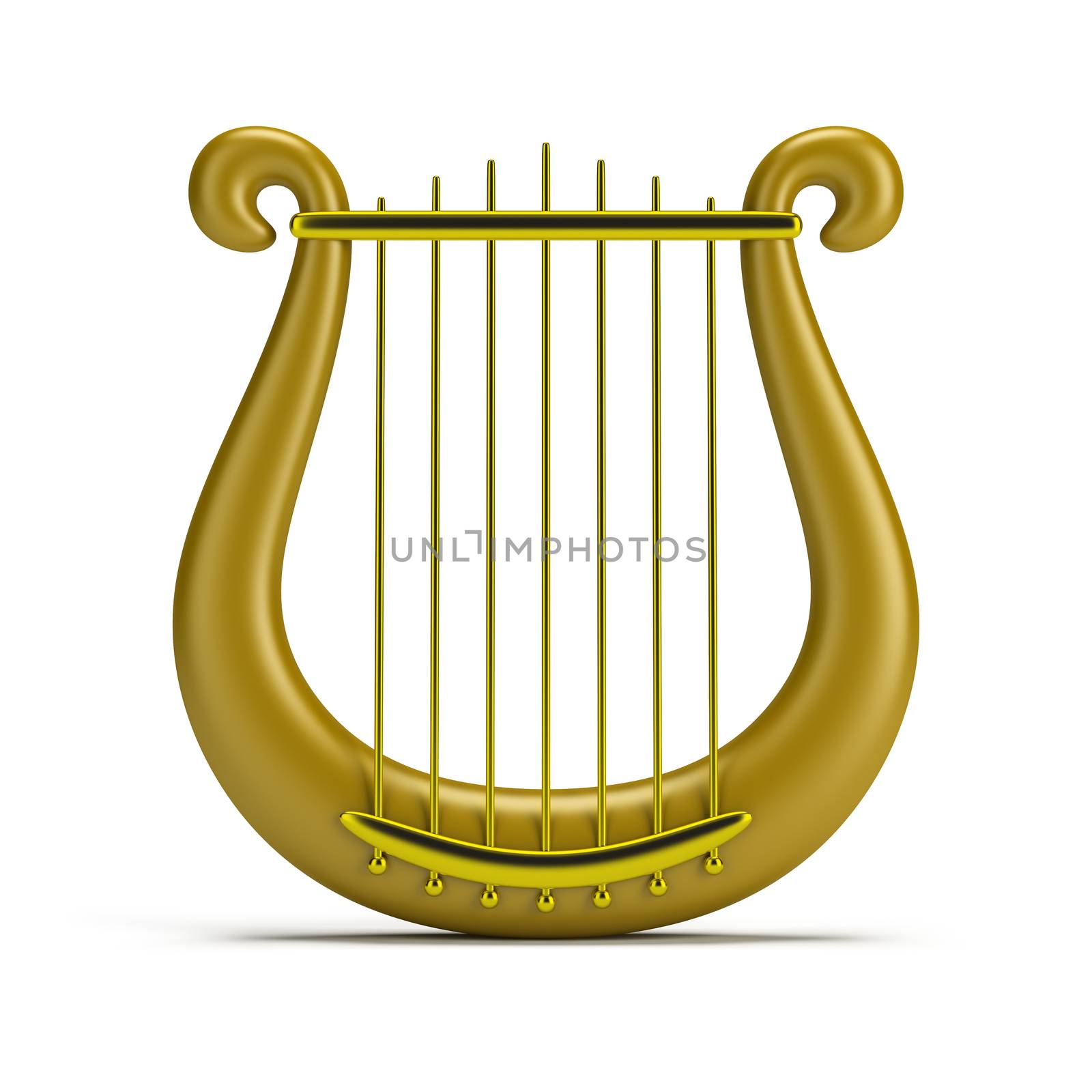 golden harp by Anatoly
