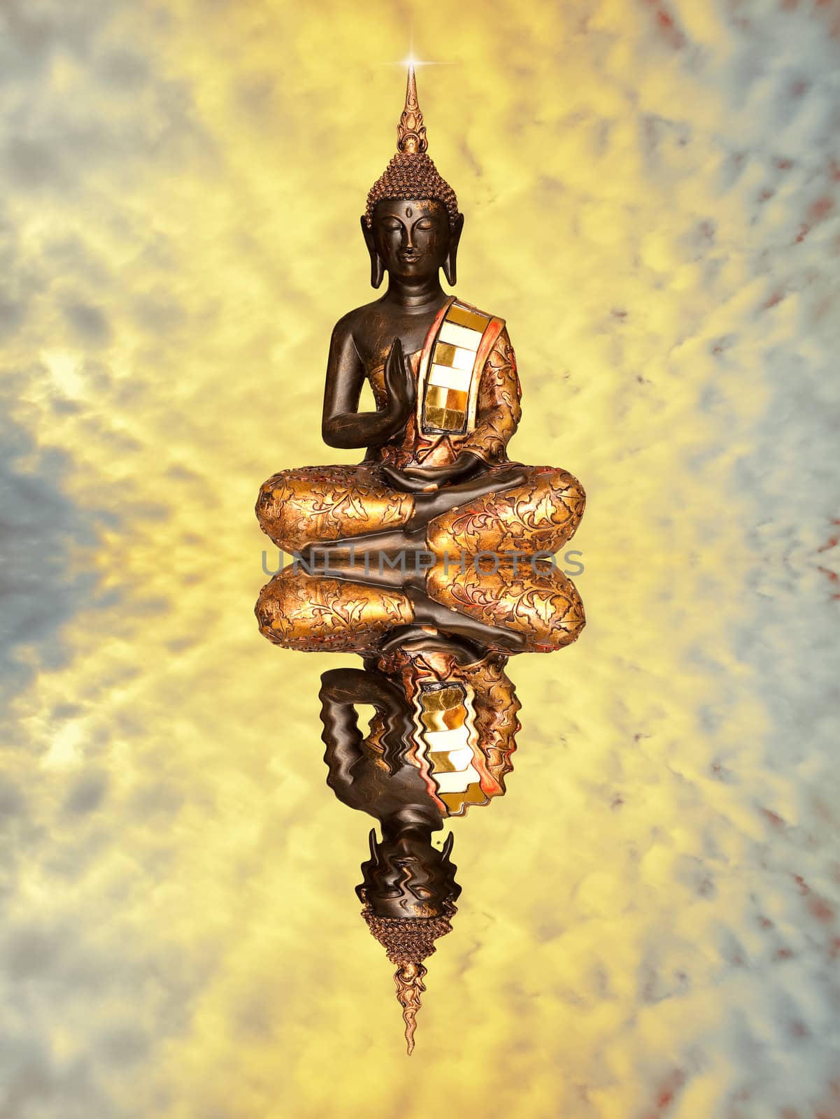 Buddha statuette by sognolucido
