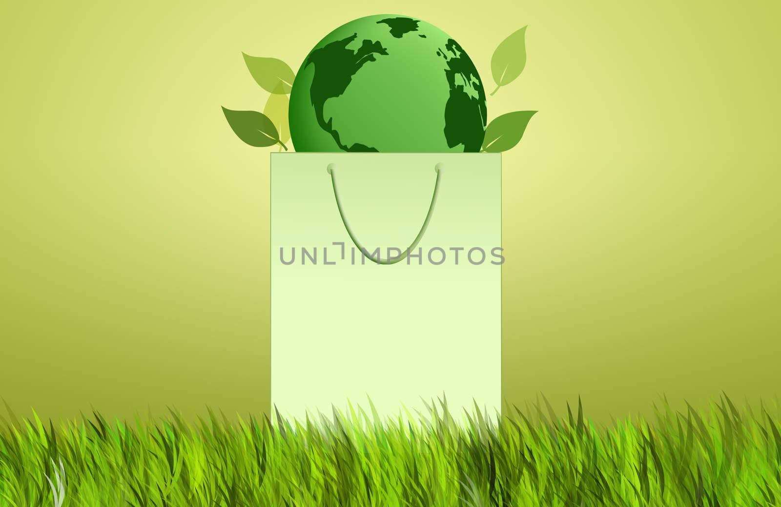 green background for ecology