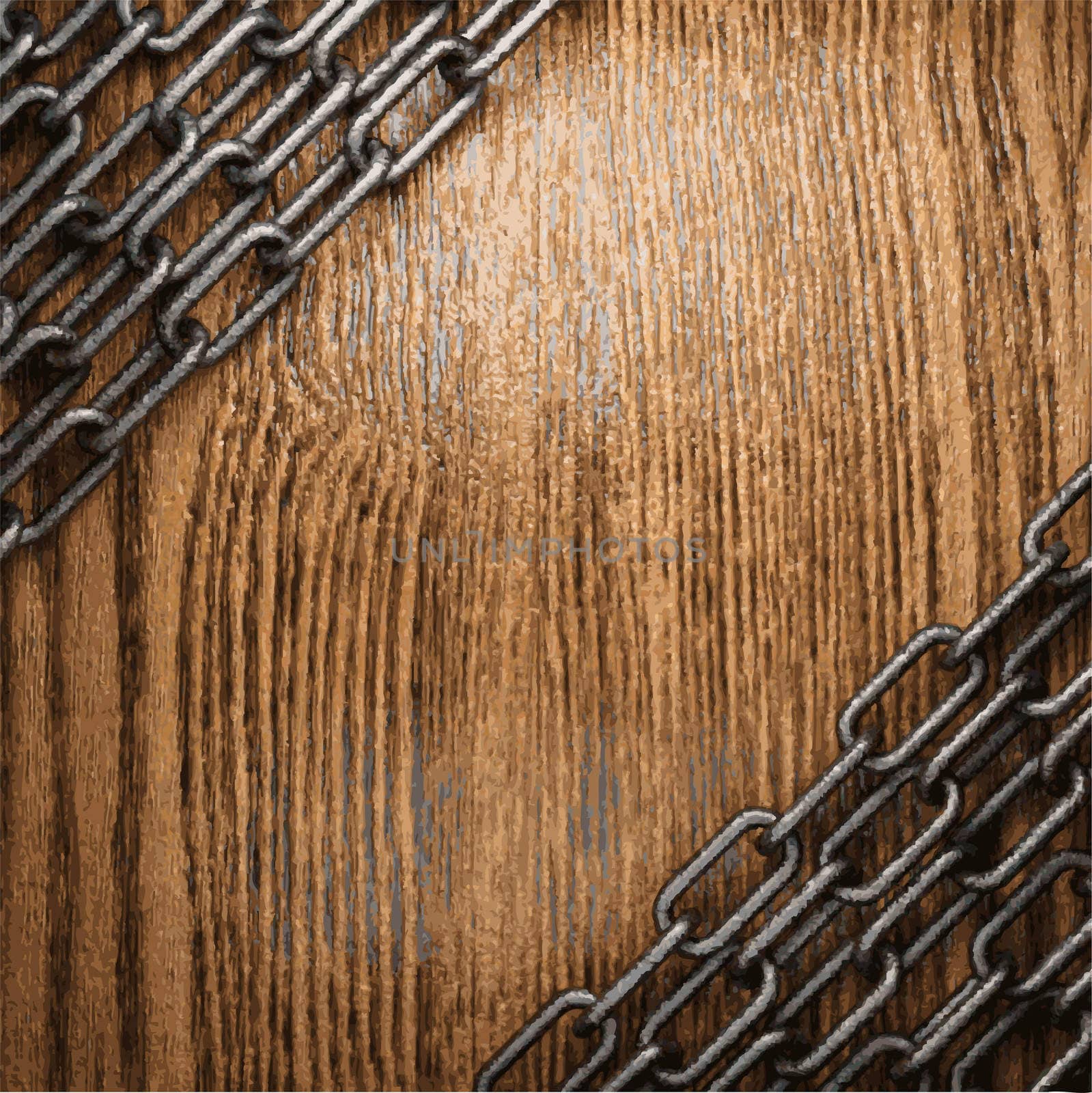 metal and wood background