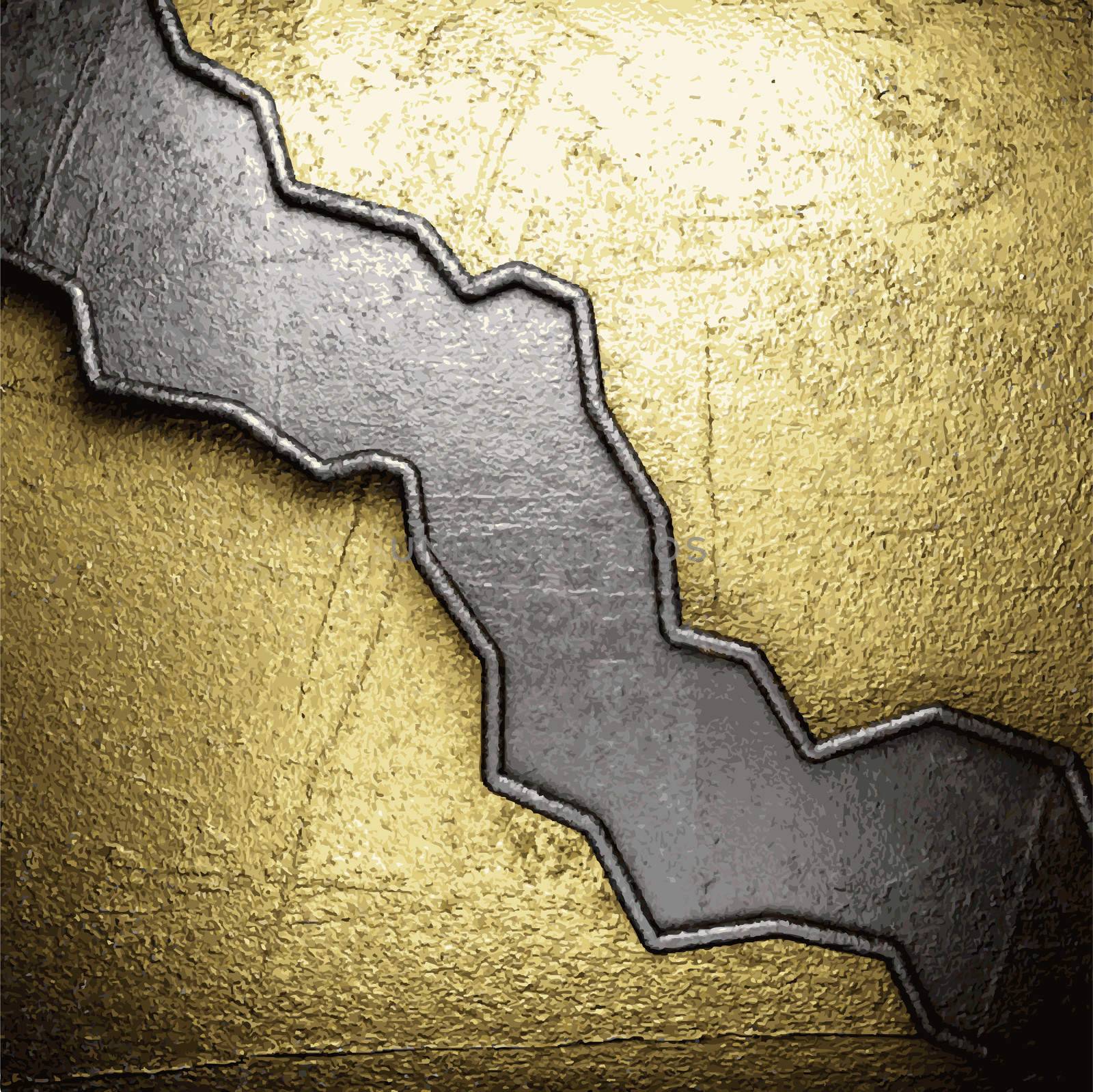 golden and silver background