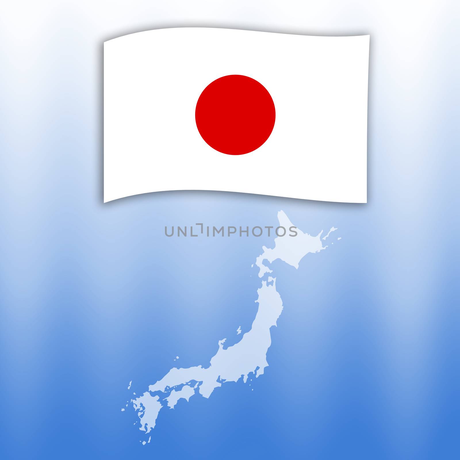 flag of Japan by sognolucido