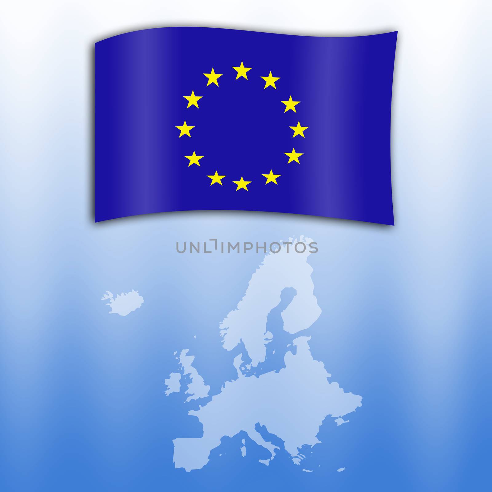 flag of European Union by sognolucido