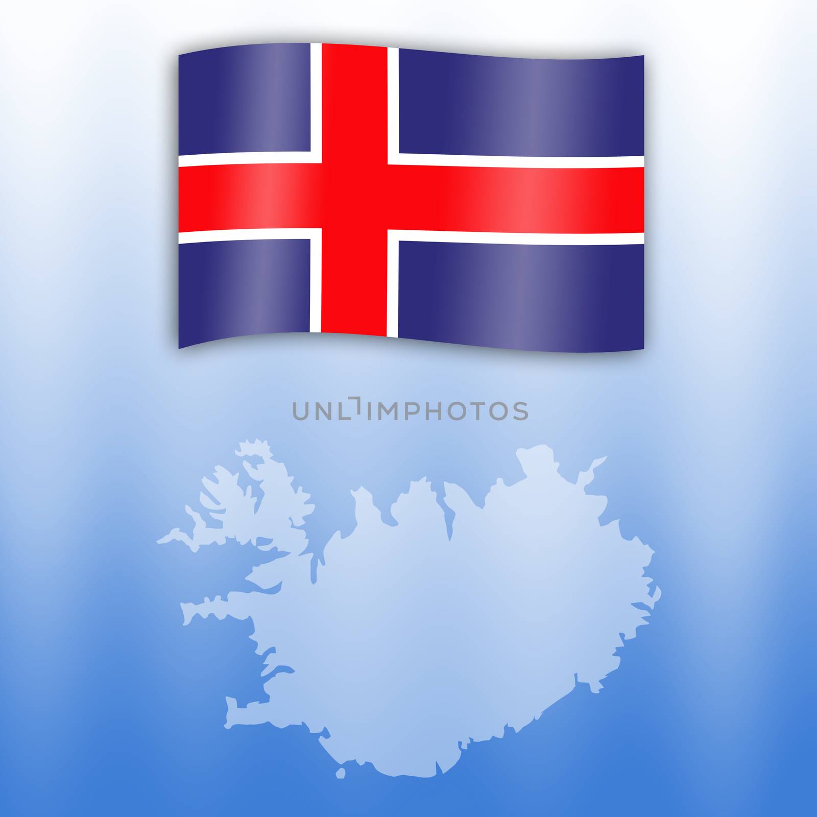 flag of Iceland by sognolucido