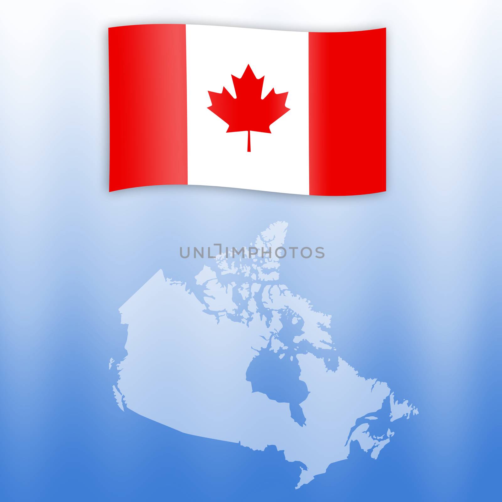 flag of Canada by sognolucido