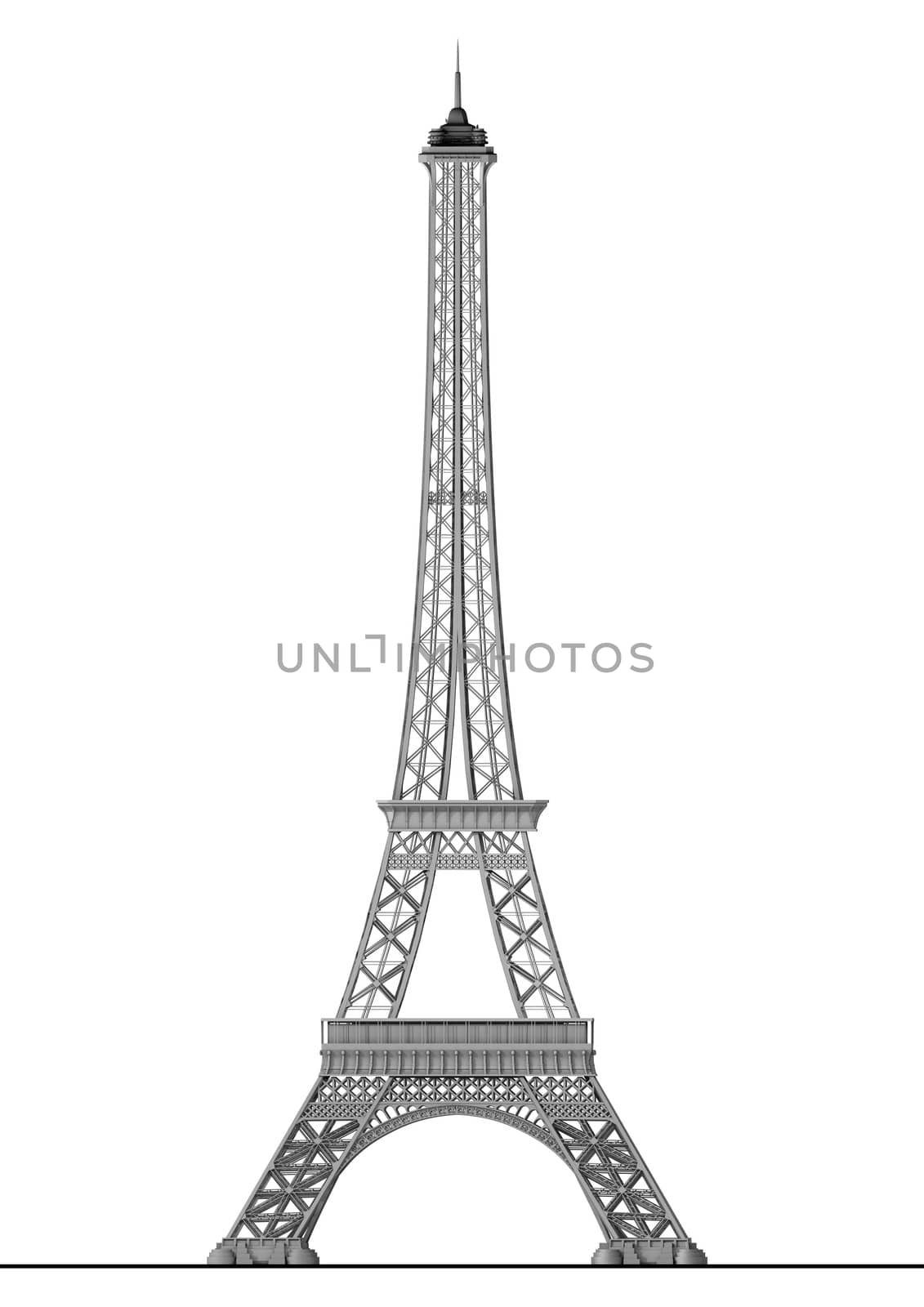 eiffel tower 1 by 3DAgentur