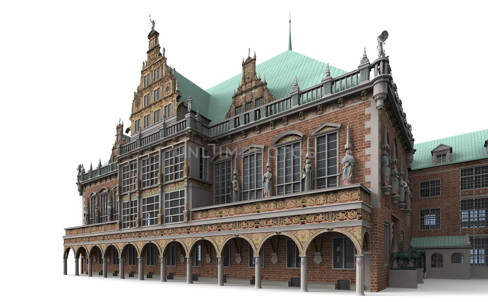Bremen City Hall 5 by 3DAgentur
