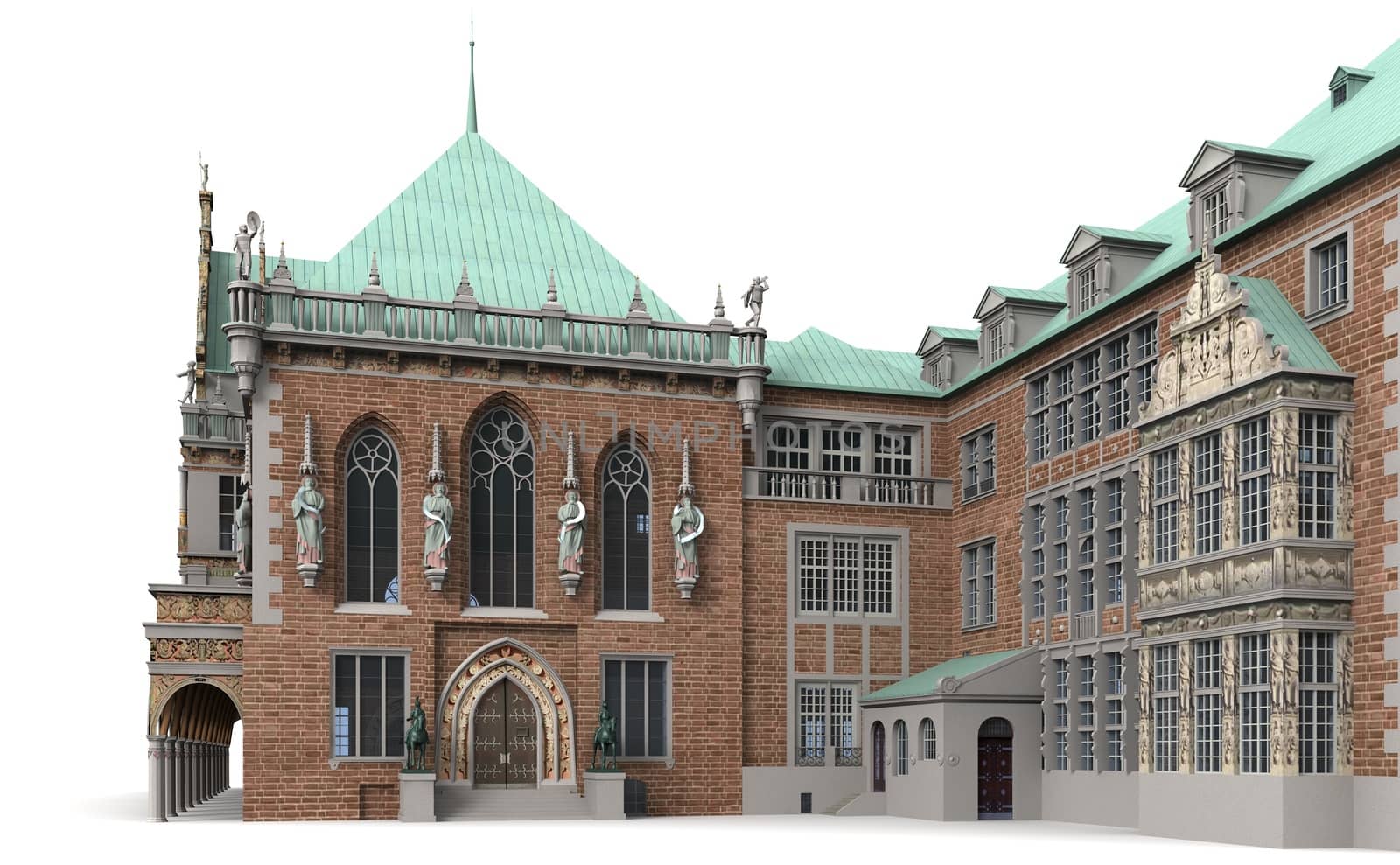 The Bremen Town Hall is one of the most important monuments of Gothic and Weser Renaissance in Europe.