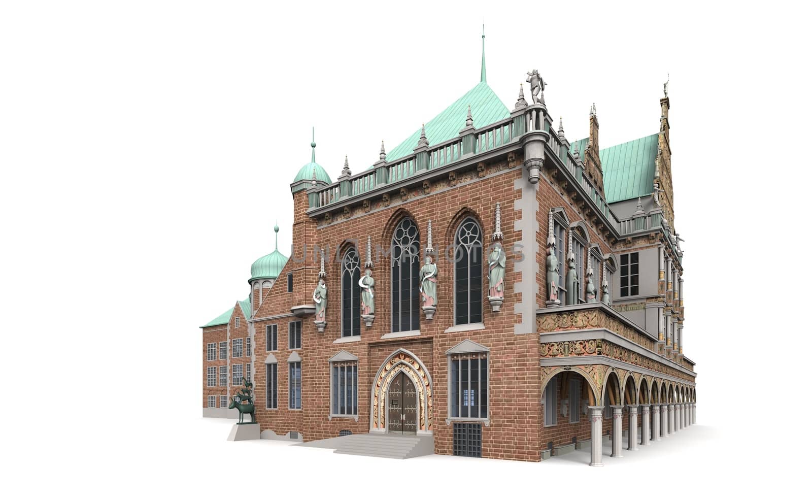 The Bremen Town Hall is one of the most important monuments of Gothic and Weser Renaissance in Europe.