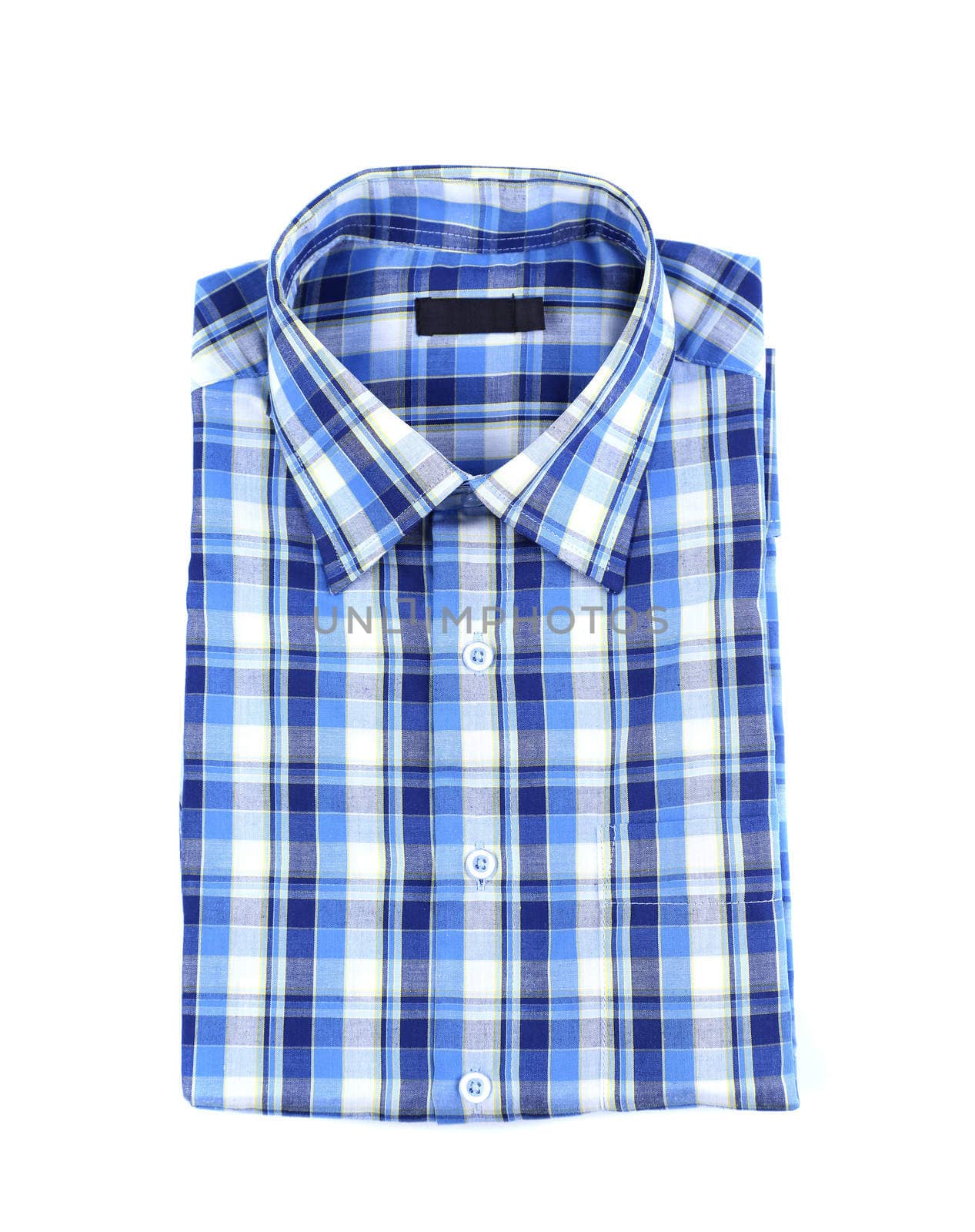 A plaid shirt isolated by indigolotos