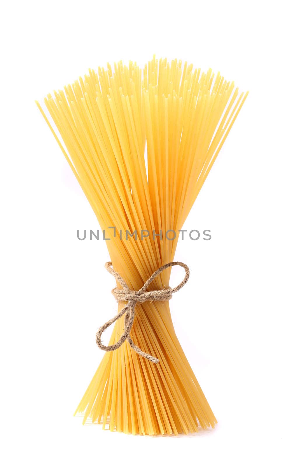 Close up of Spaghetti isolated by indigolotos