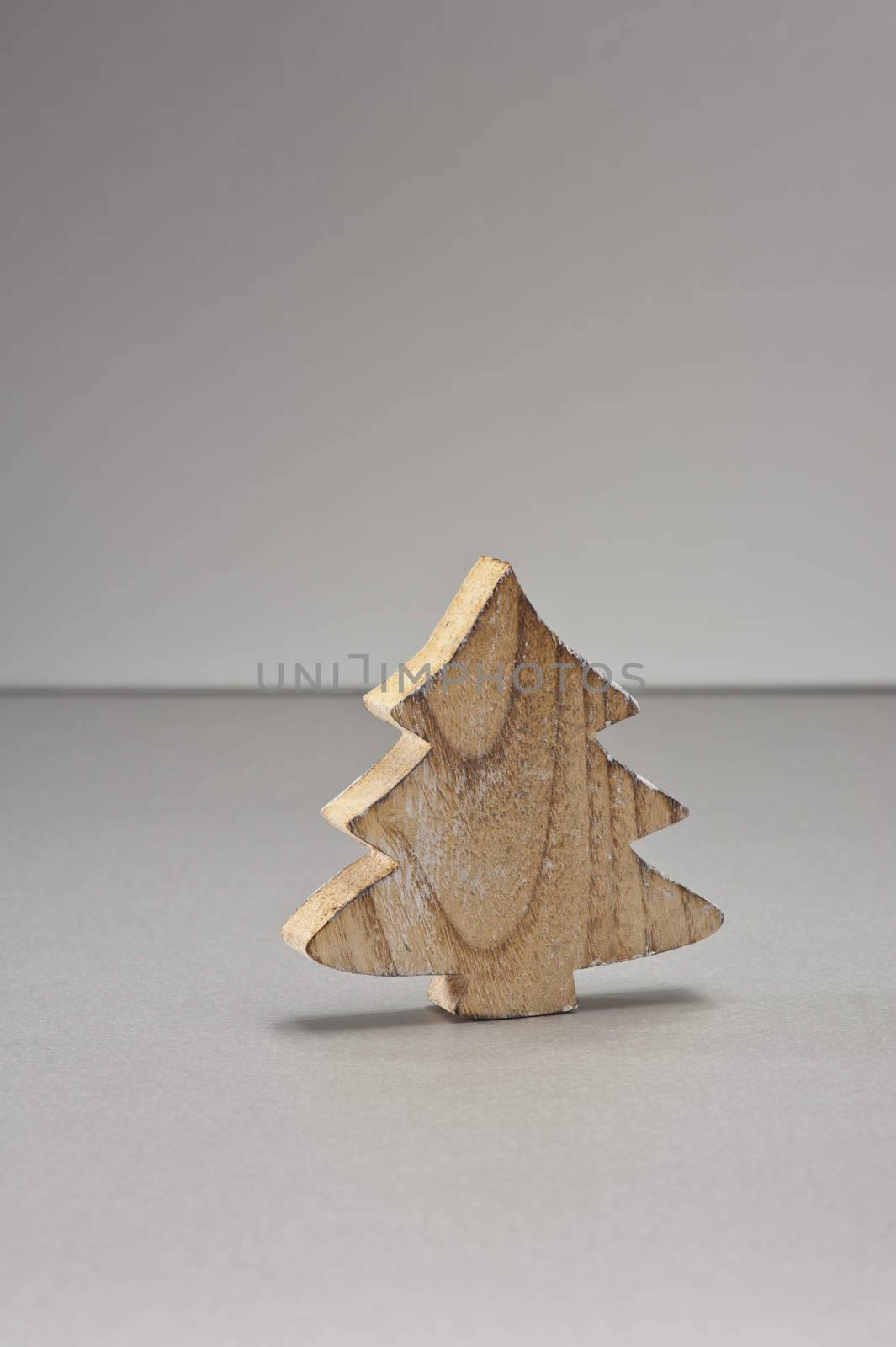 Christmas tree ornament in shape of a Christmas tree