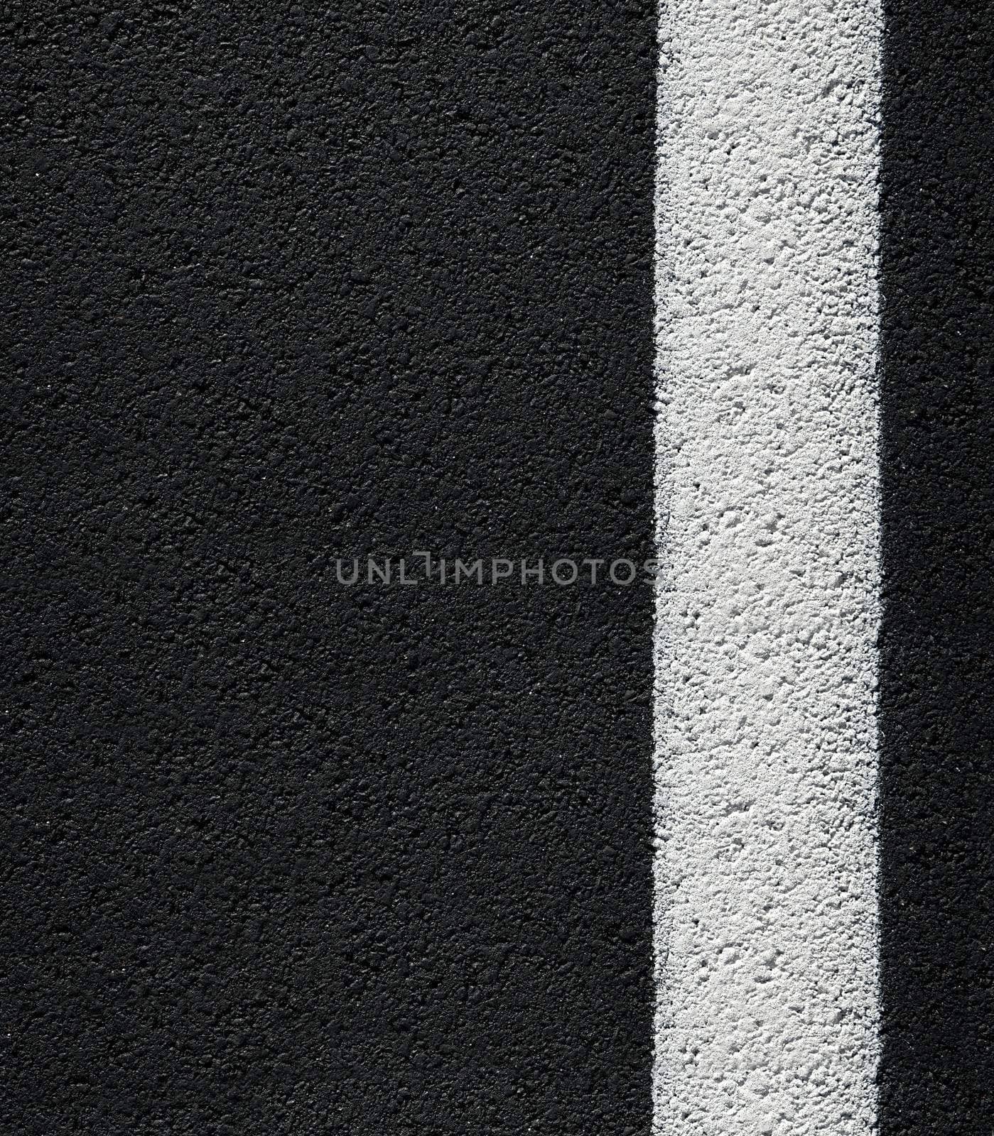 Asphalt surface with white line