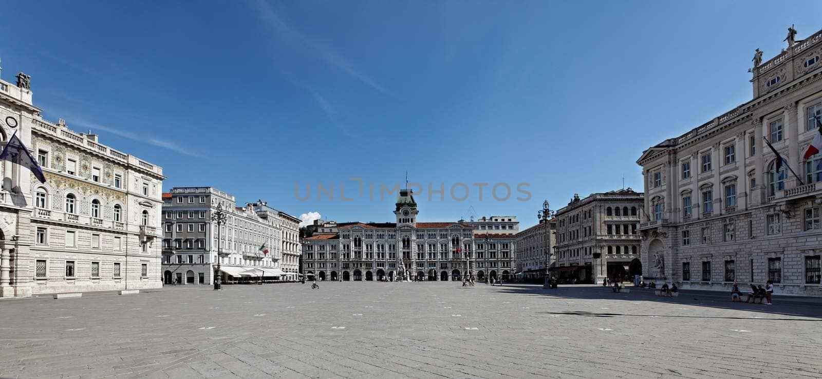 Main square of Trieste, Italy