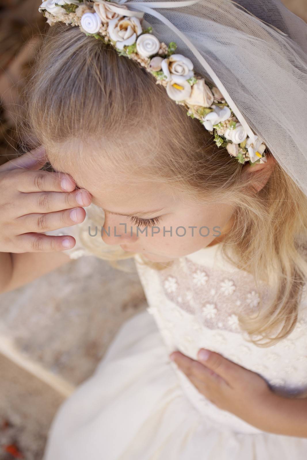 Girl first holy communion by annems