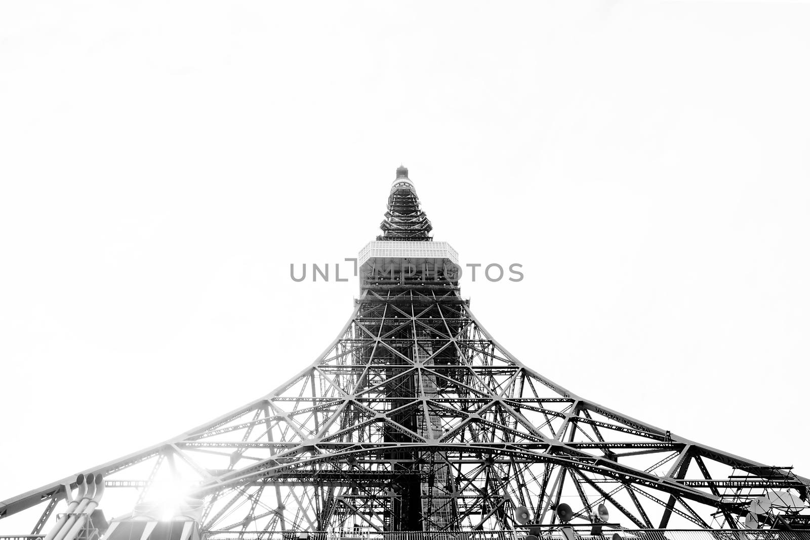 The iconic landmark, Tokyo Tower, in Tokyo, Japan